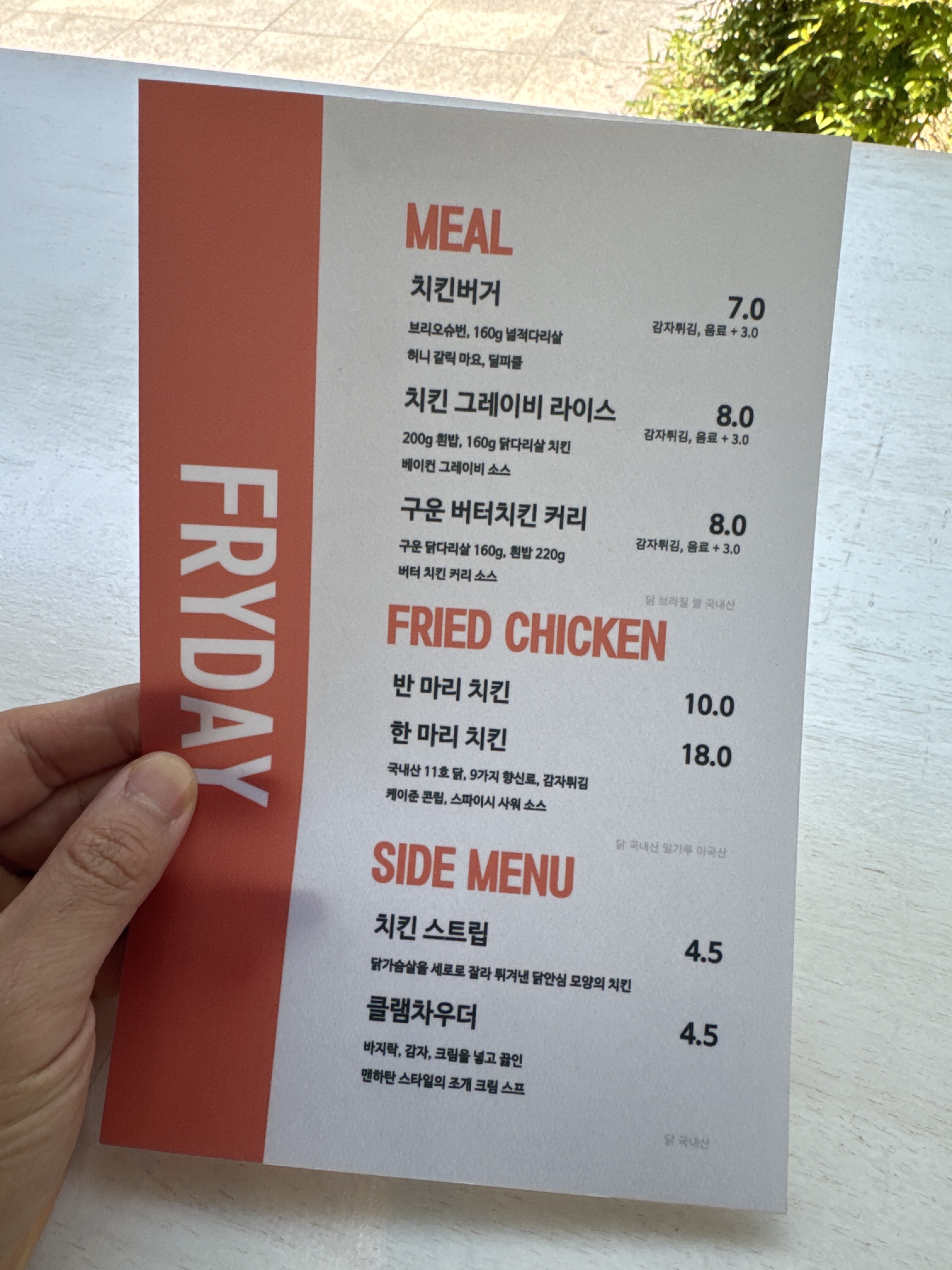 프라이데이치킨