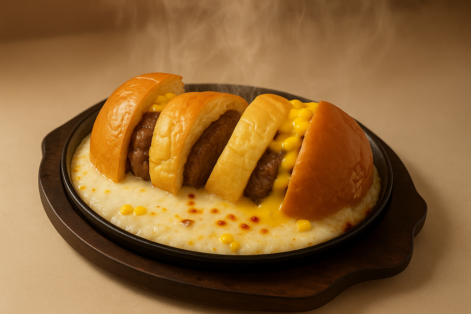 Corn Cheese Lake Burger