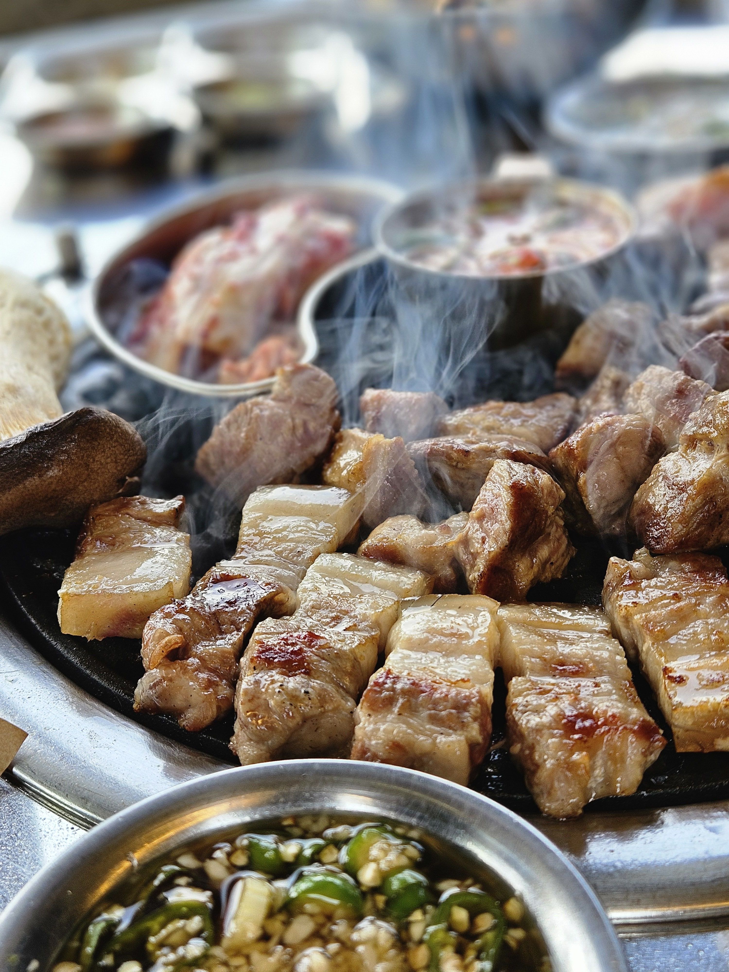 옥천리수변식육식당