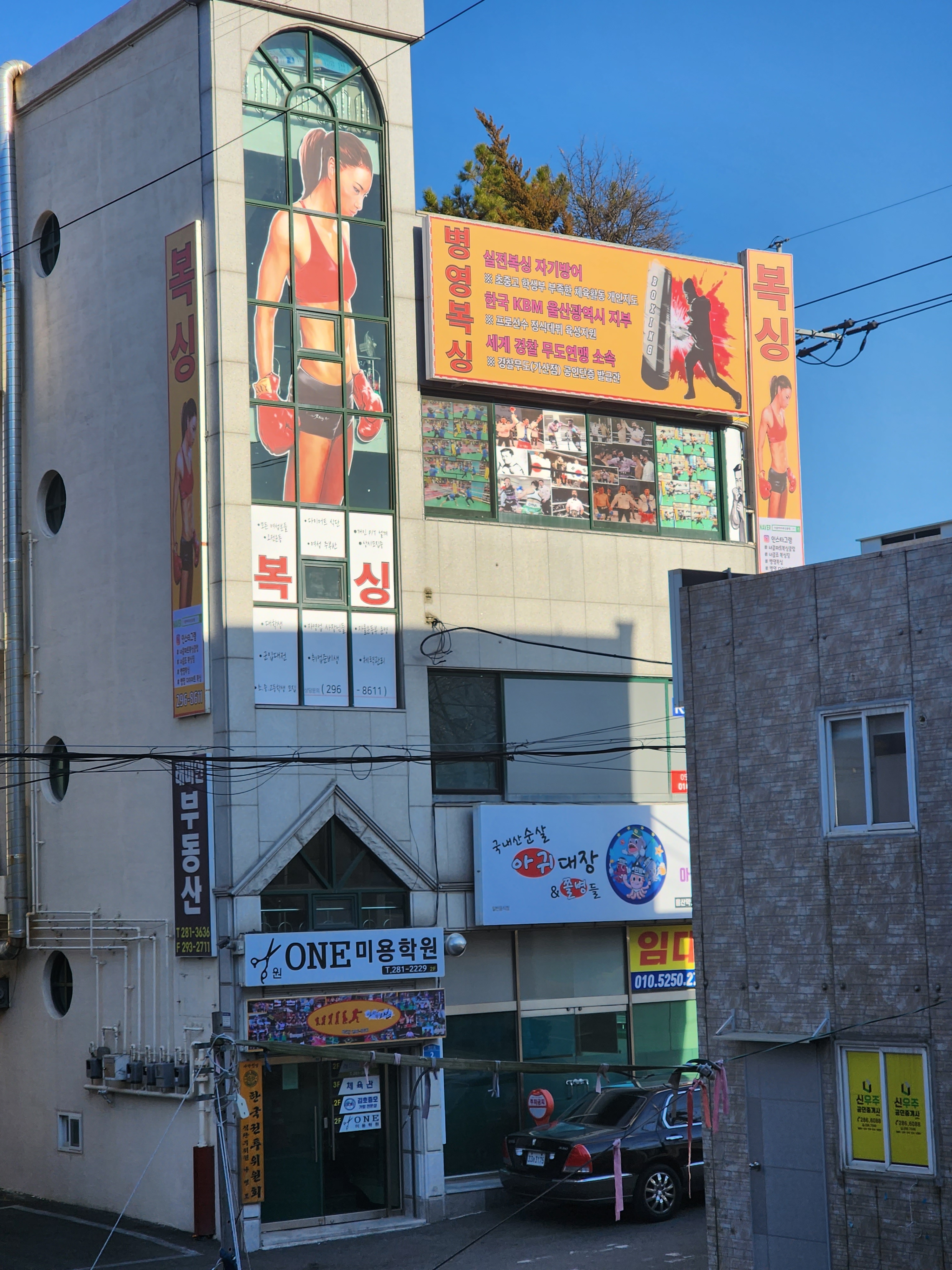 울산 중구 평산1길 복싱체육관 너클파트복싱클럽 너클조 내부 모습 3
