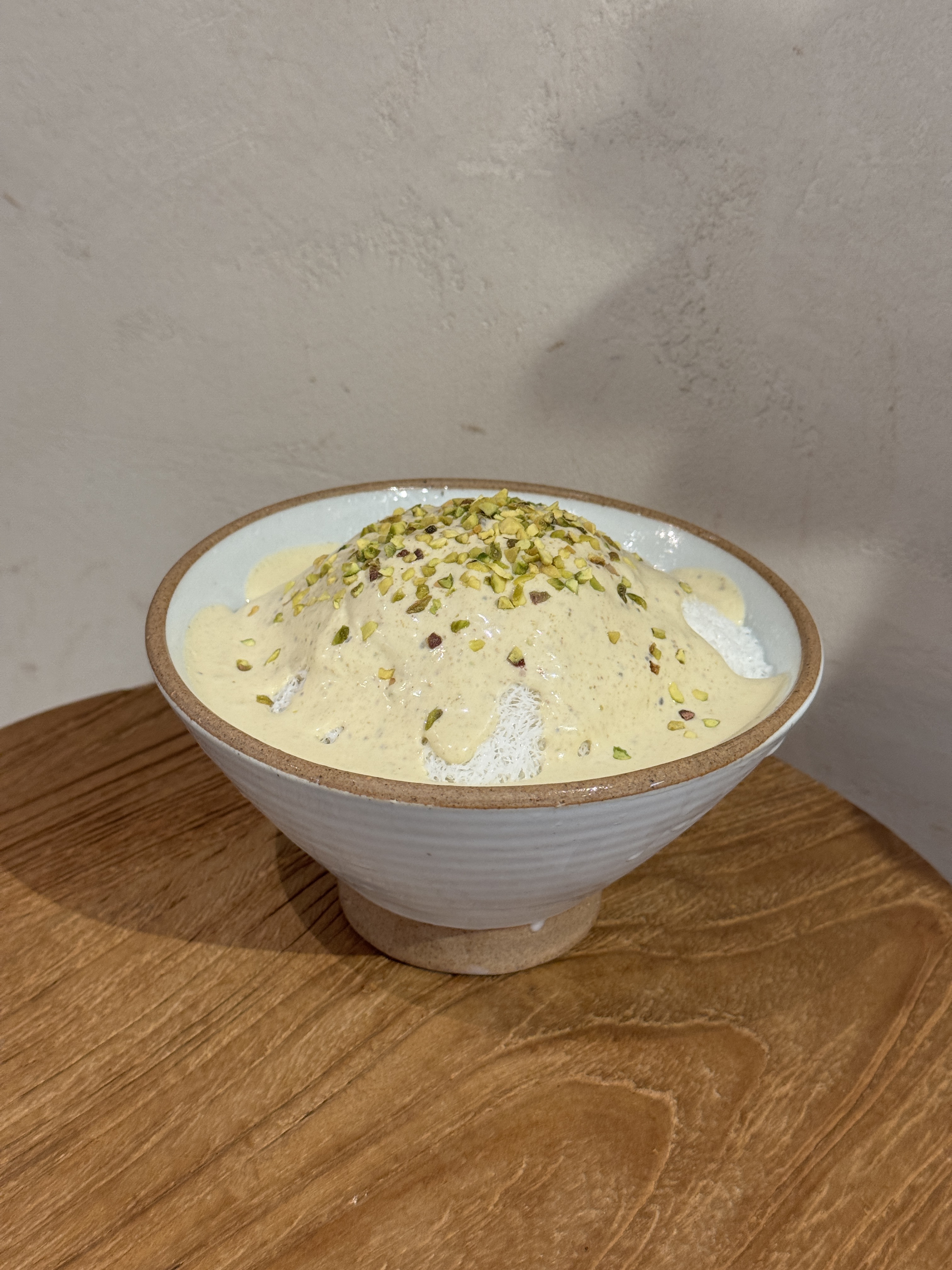 더블 피스타치오 빙수