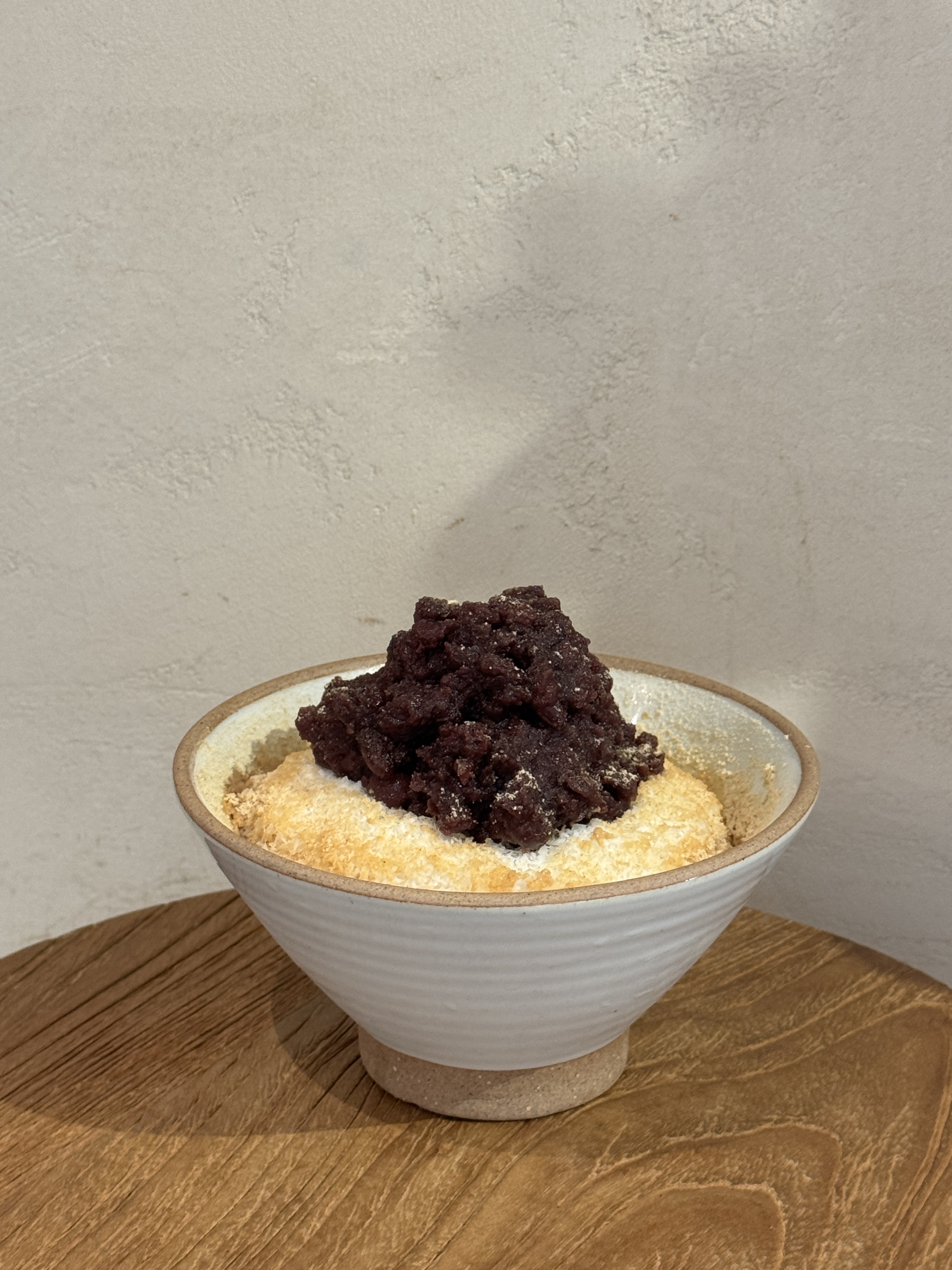 팥 콩고물 빙수