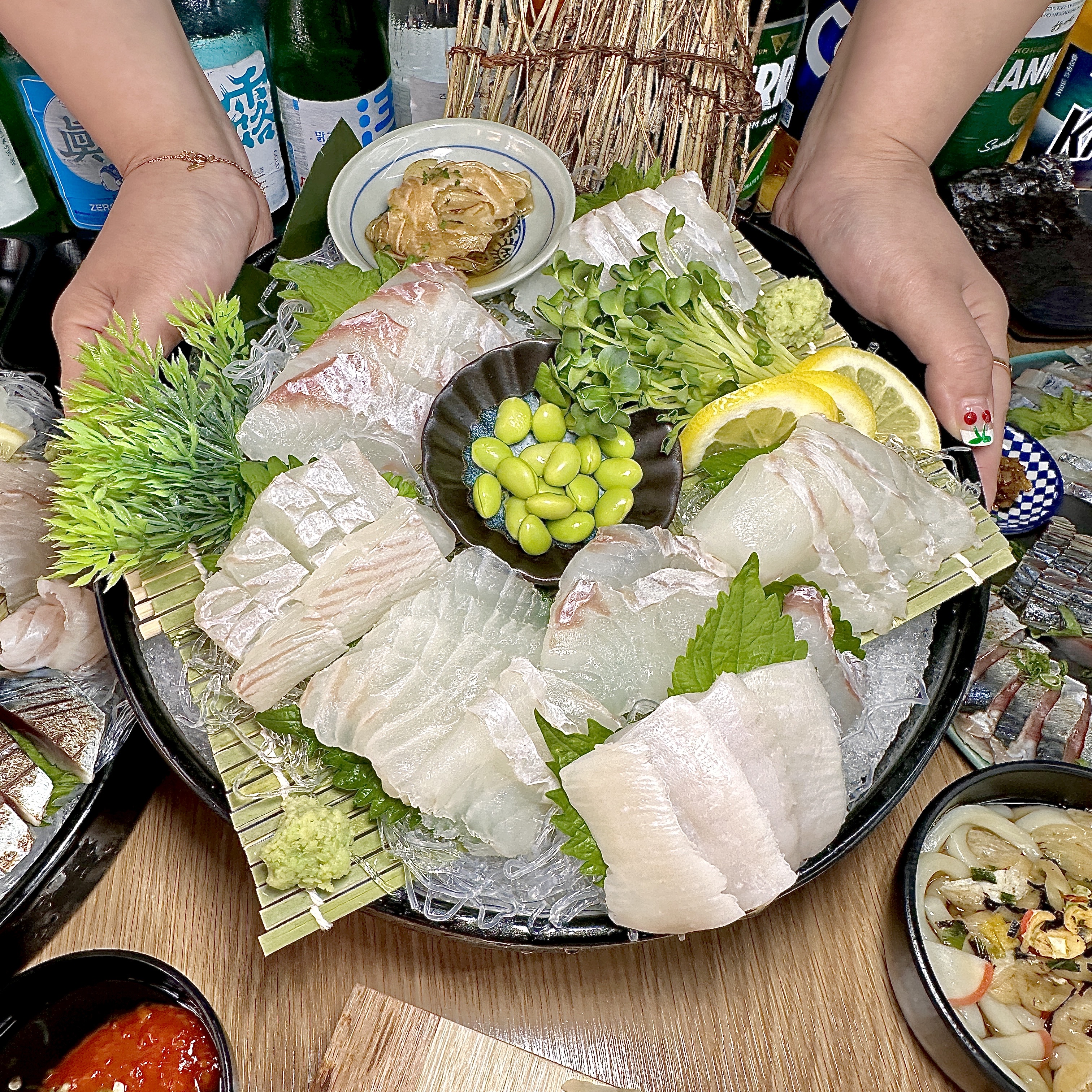 쫀득한 대광어회