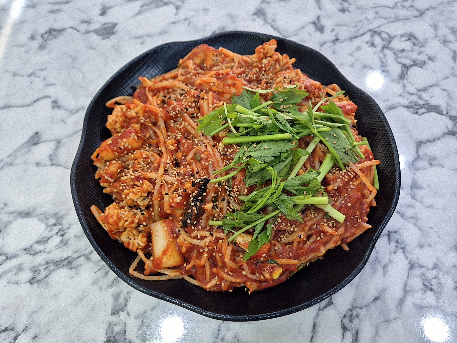 물텀벙아구찜 기지시점