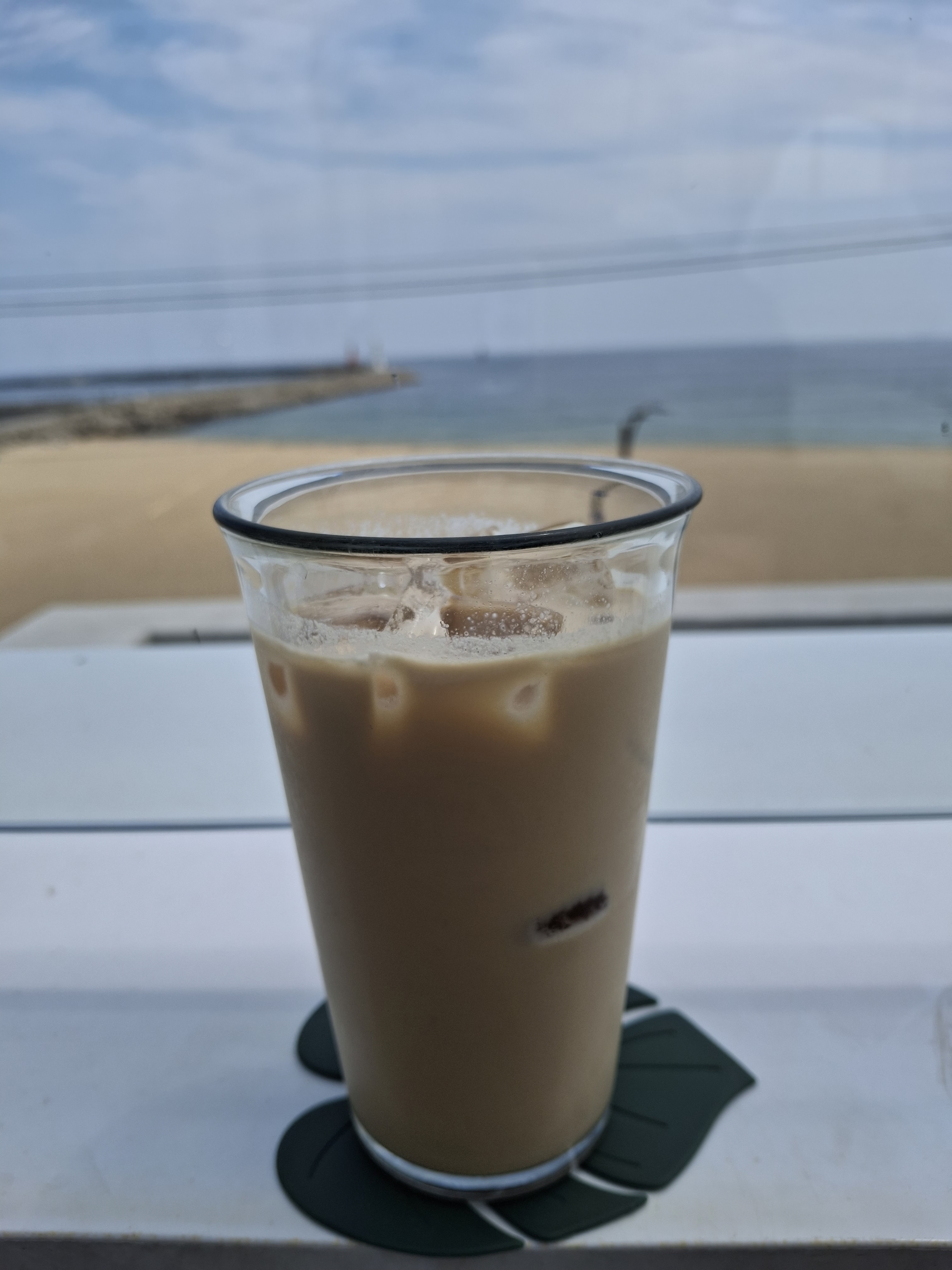 코코넛라떼