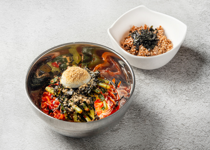 열무 비빔칼국수