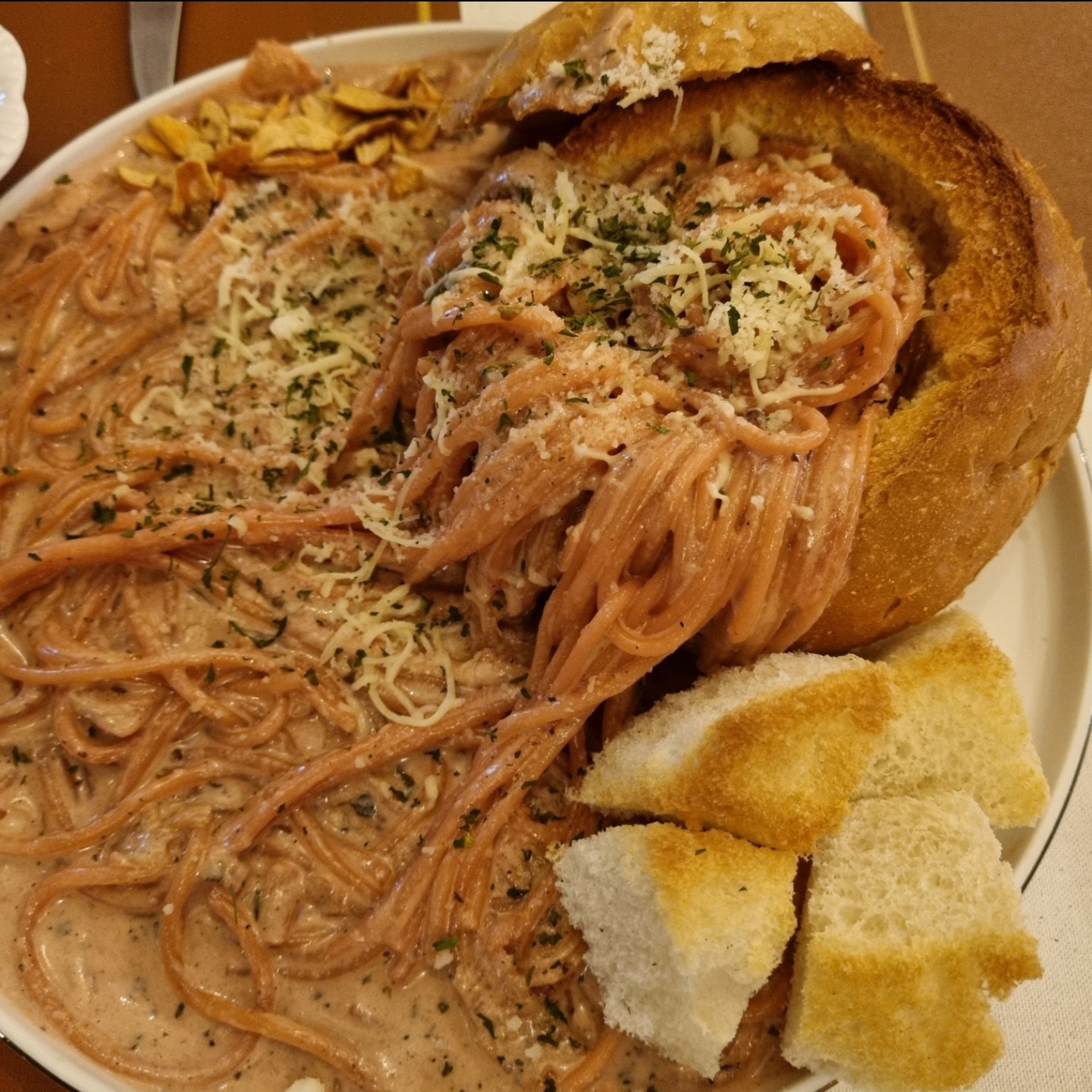 핑크 치즈 빠네