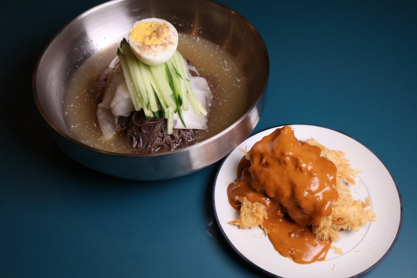 물냉면+닭안심카츠(2P)