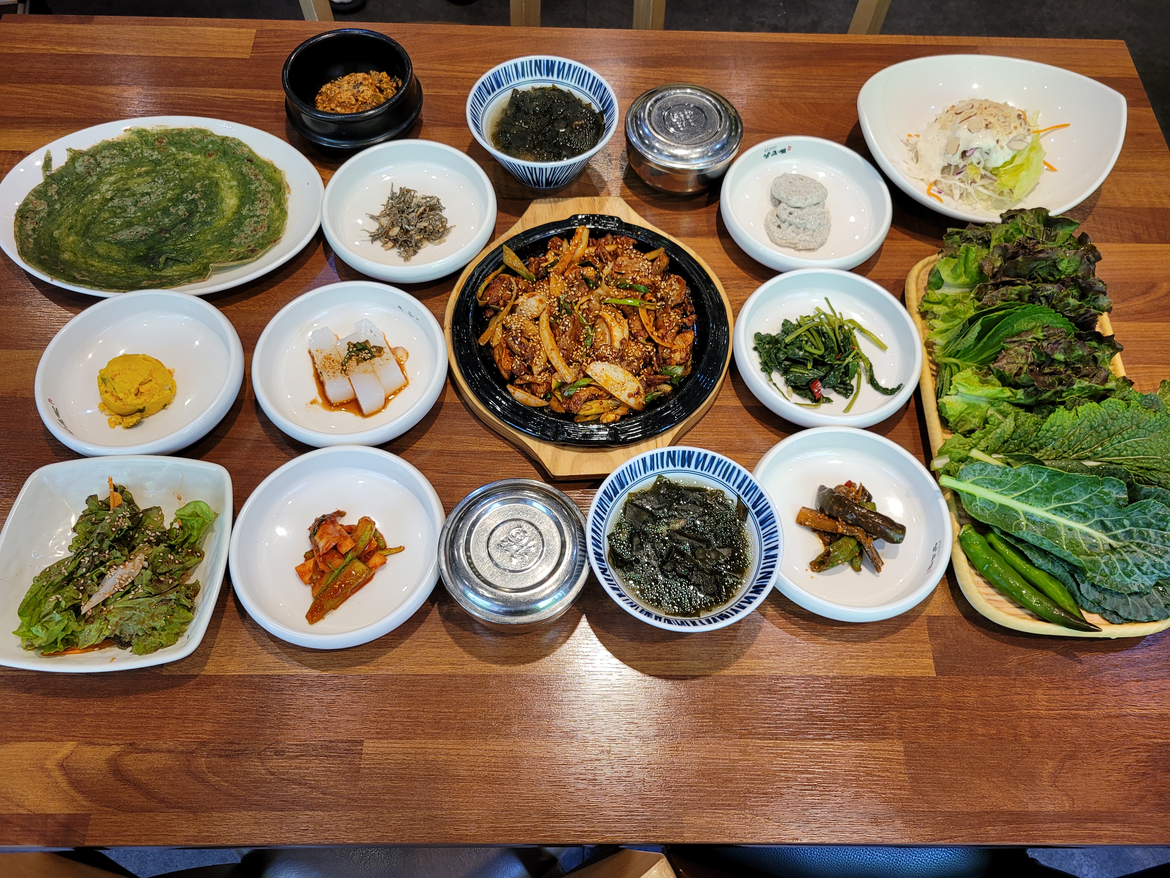 쌈밥정찬(국내산)