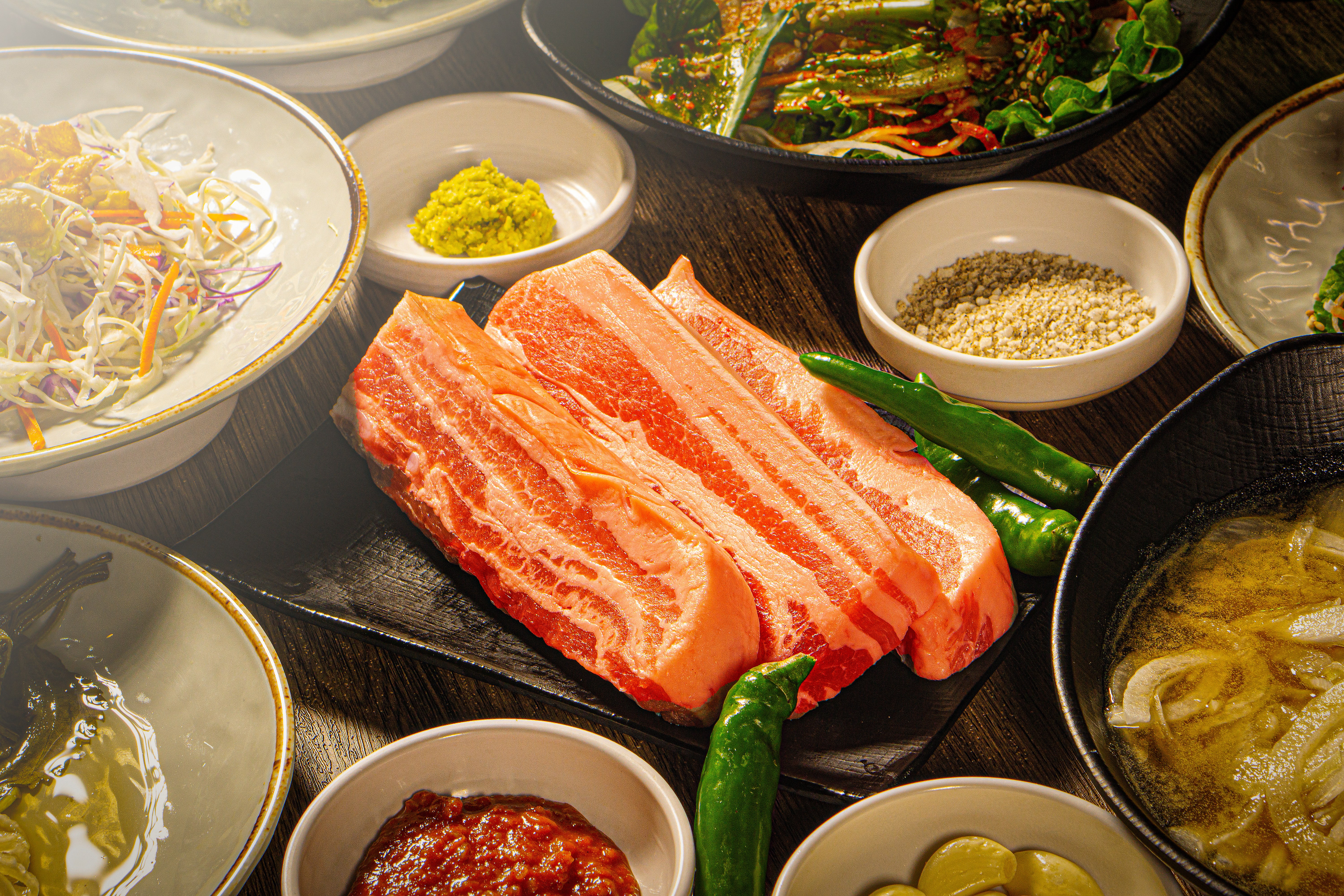 한돈 1+ 삼겹살 180g