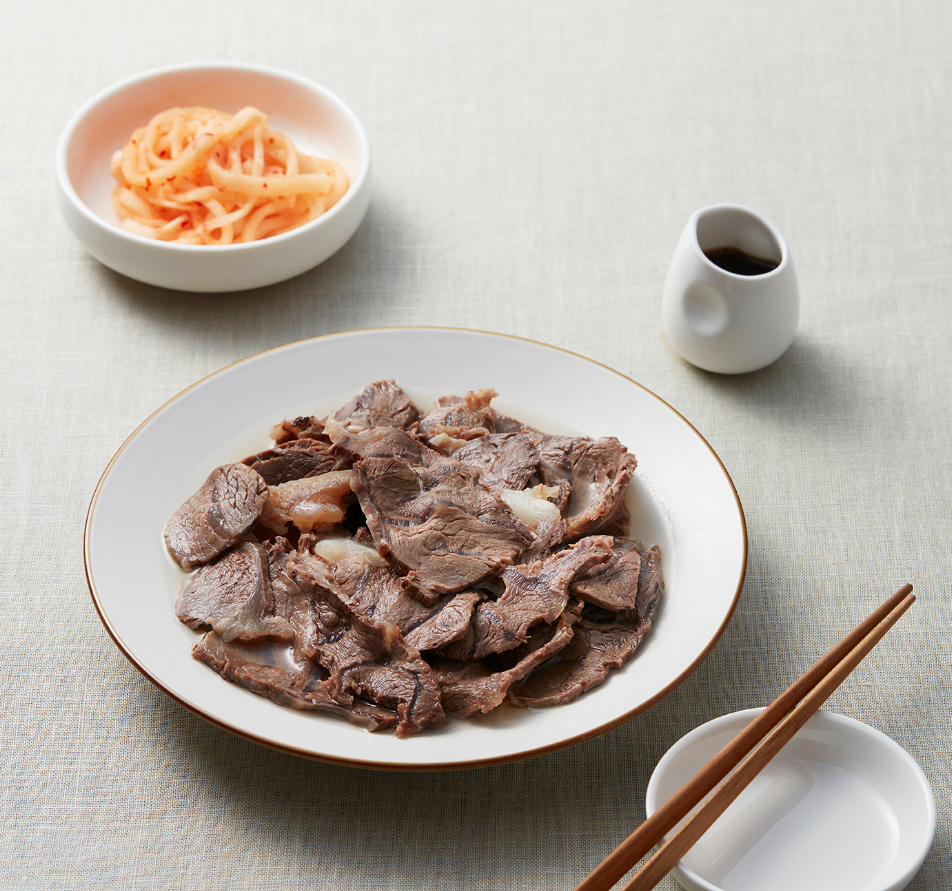 Boiled meat platter