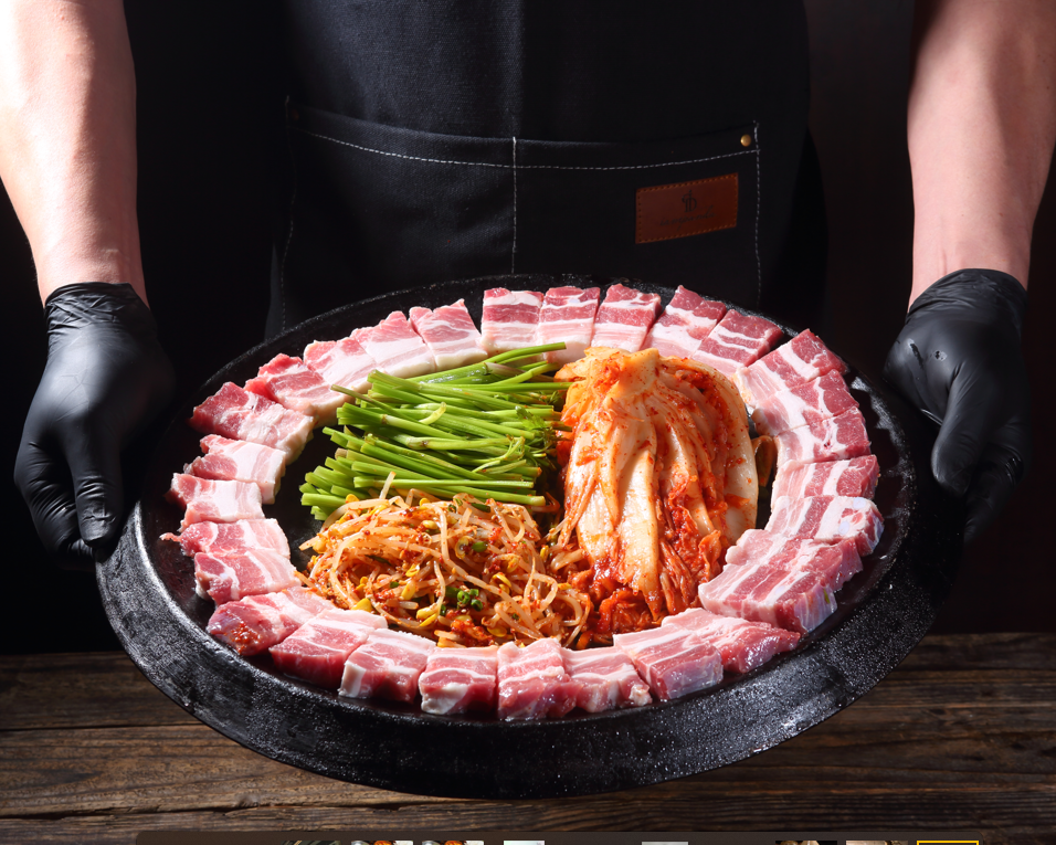 할매솥뚜껑삼겹살 오태북삼점