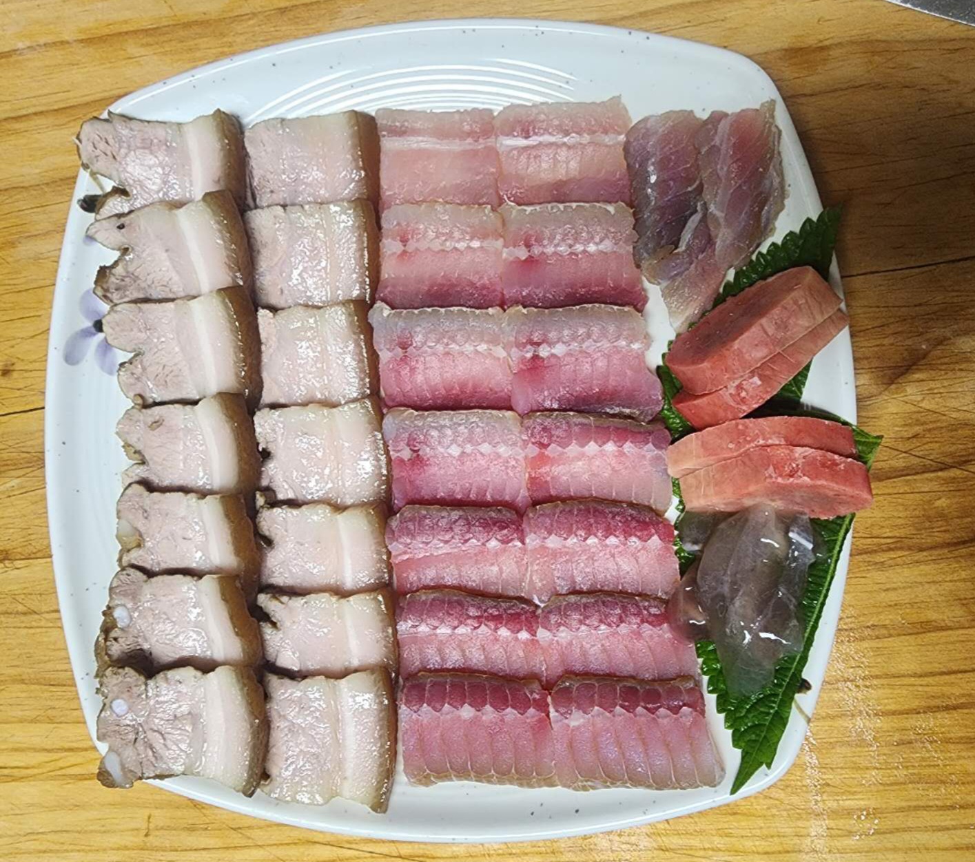 흑산 홍어삼합 小