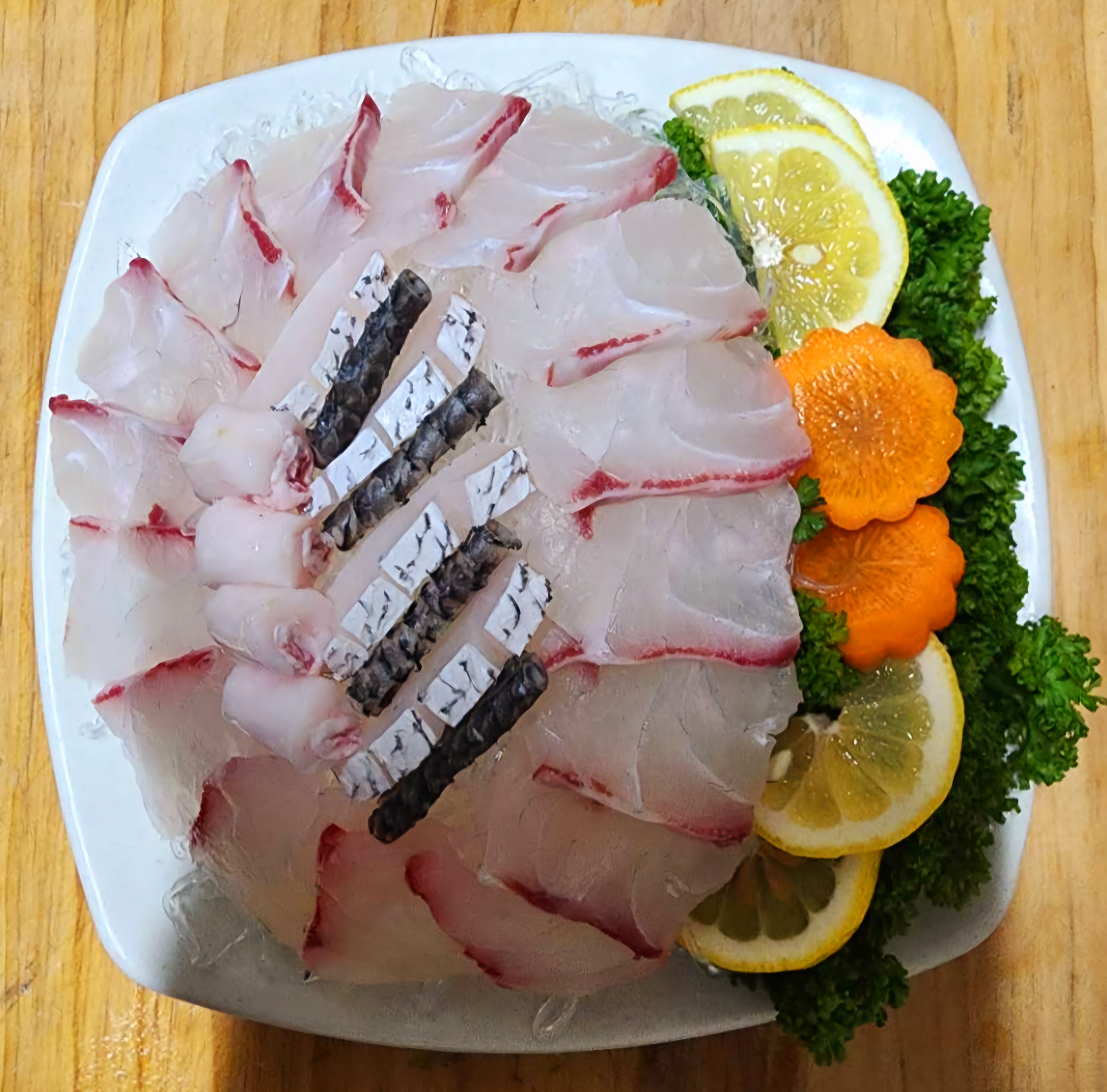 민어회 小