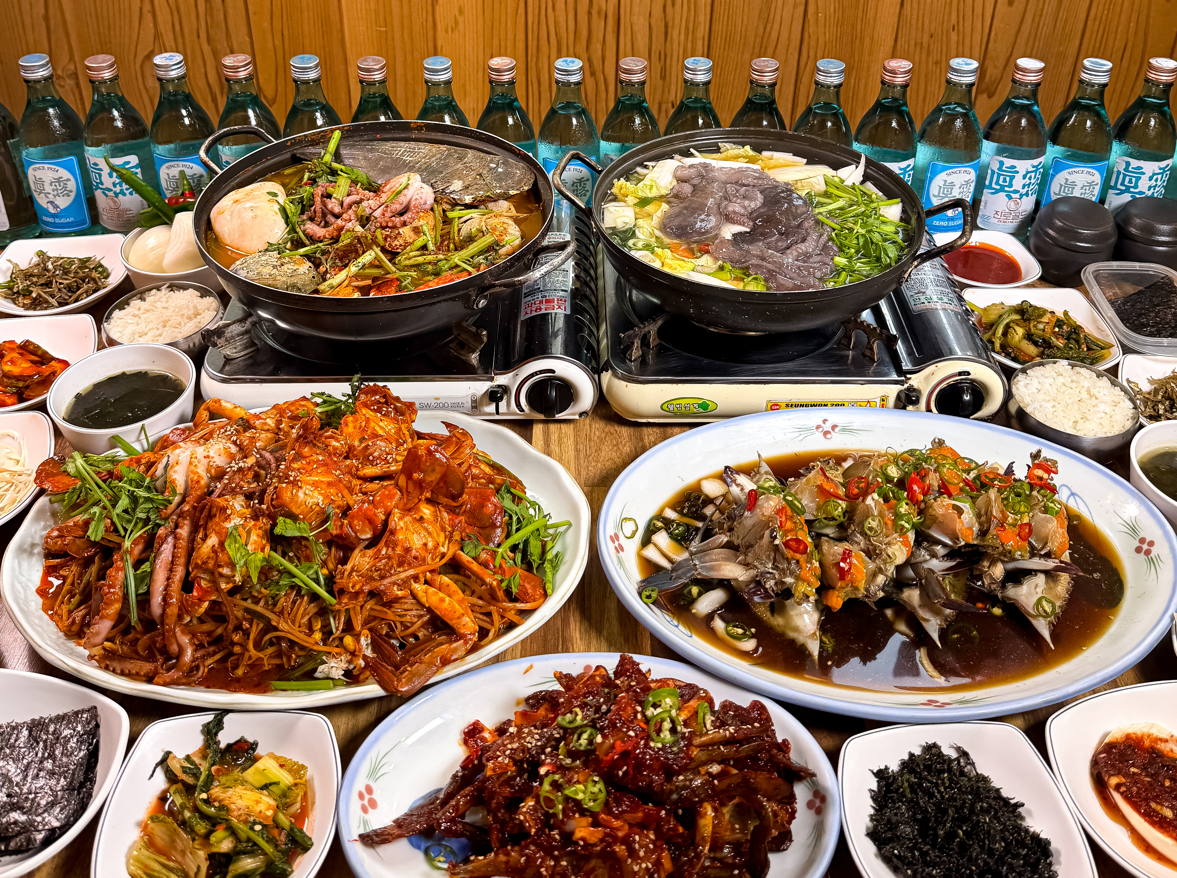 장안동 먹깨비 간장게장 해물아구찜