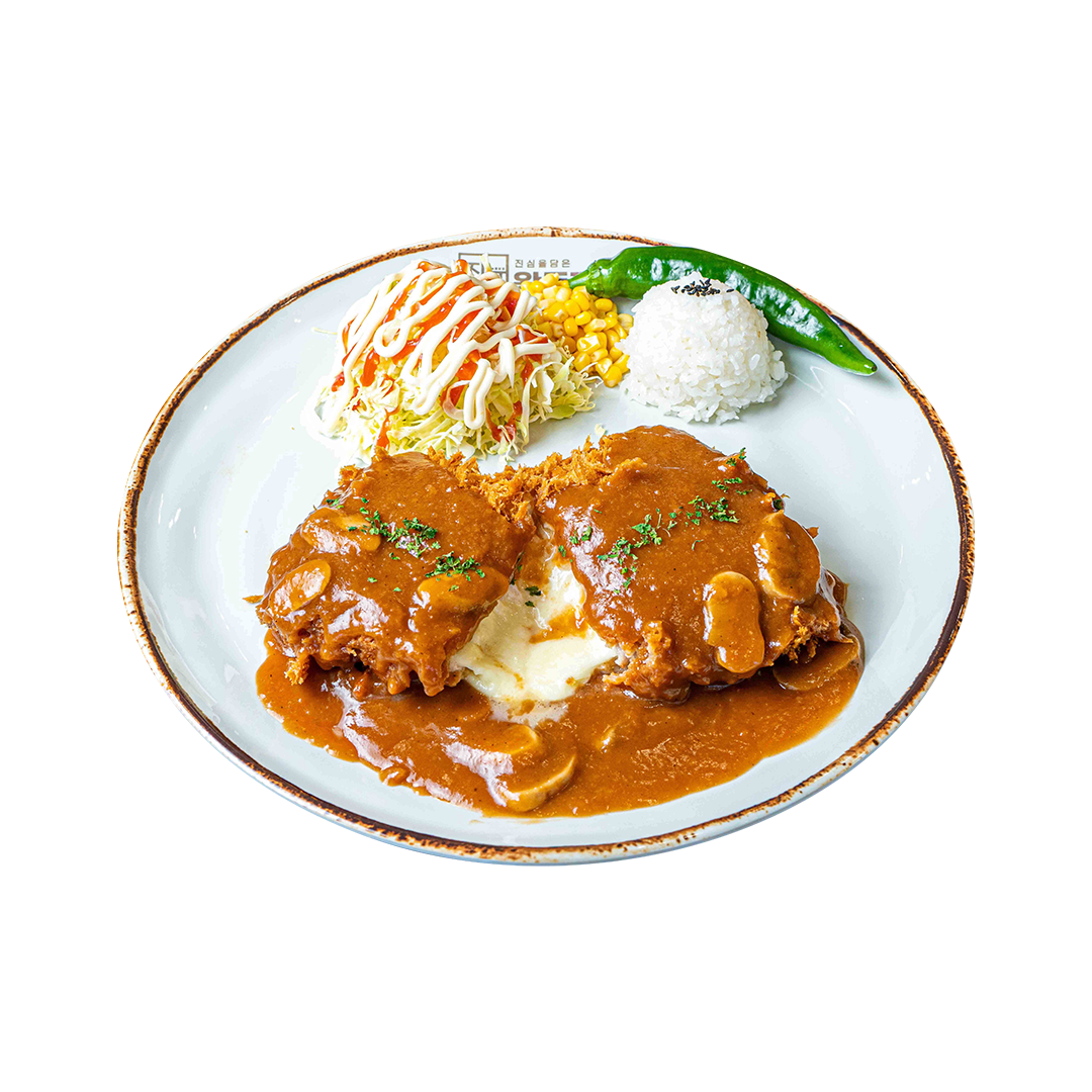 치즈 폭포 돈까스