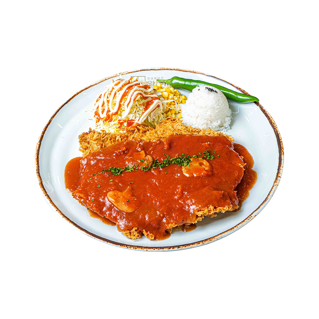 진심 매운 왕 돈까스