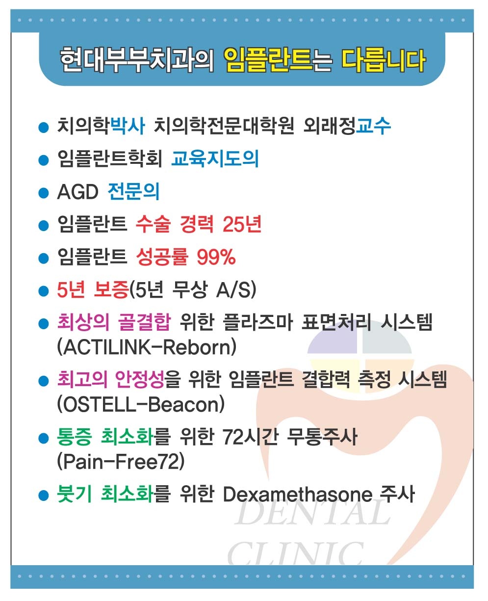 현대부부치과의원 대표 이미지