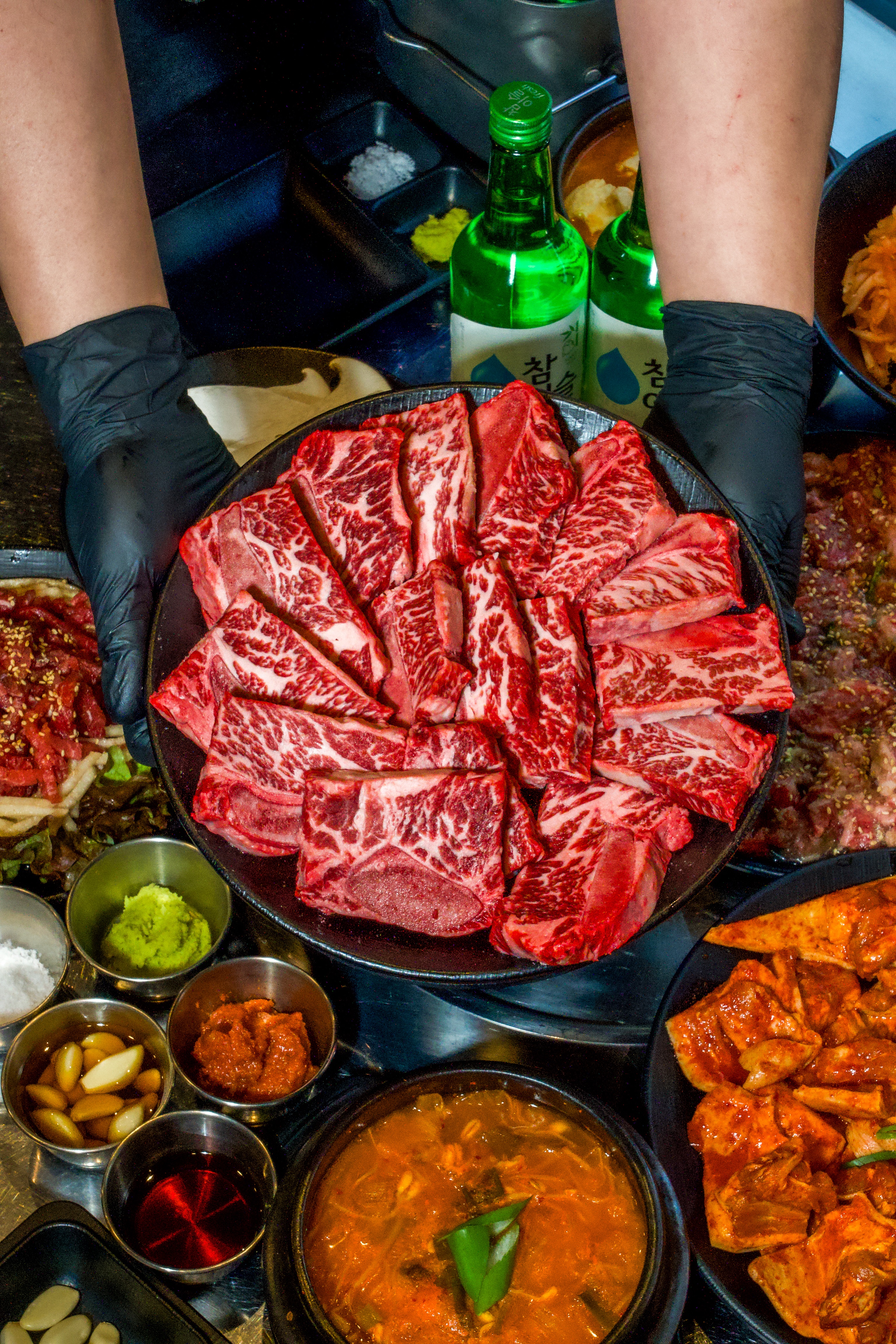 꽃갈비 한판 (양념/생/반반)