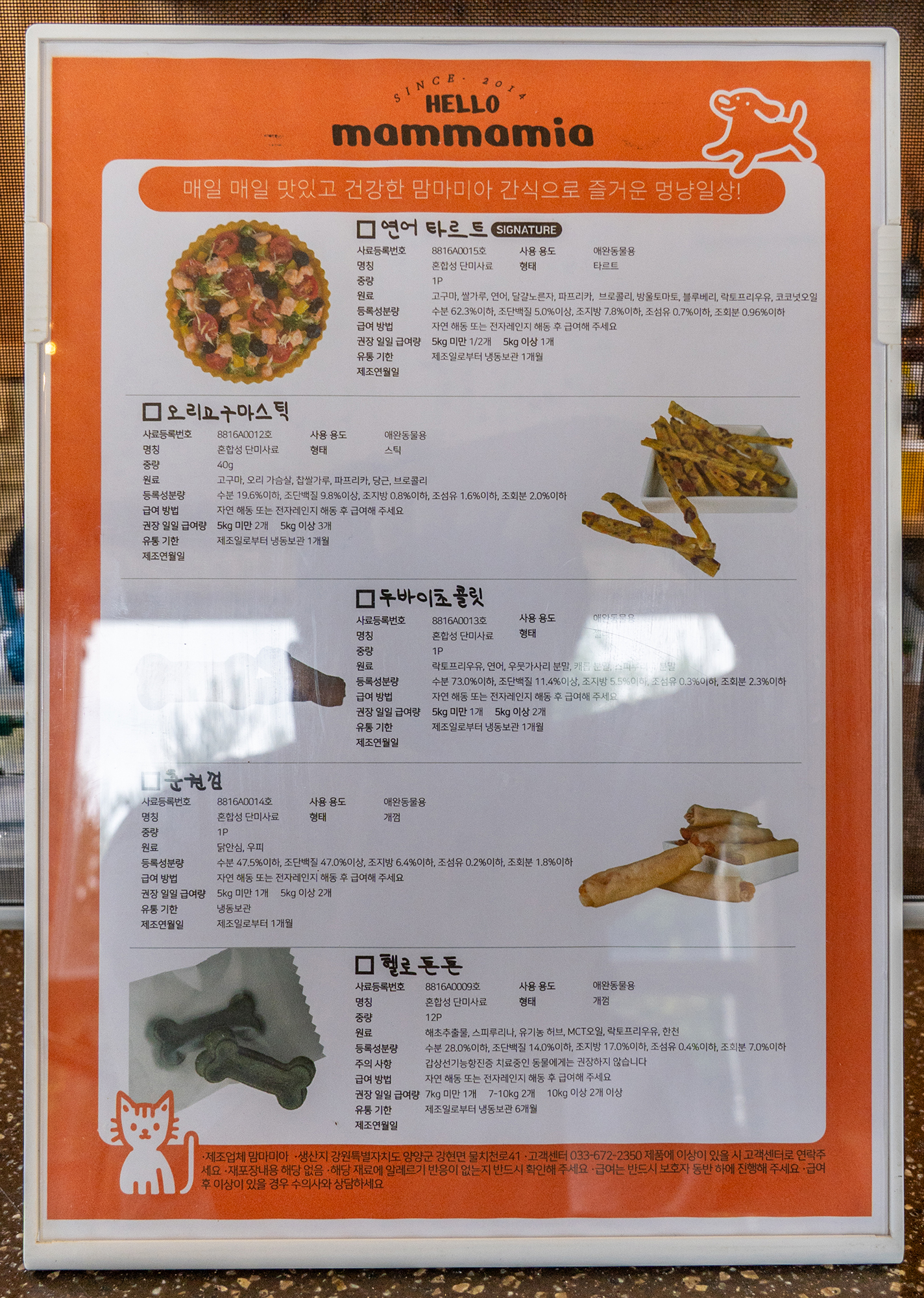헬로맘마 미아 강원 애견맛집