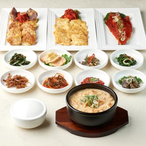 황태진국 미역국 정식