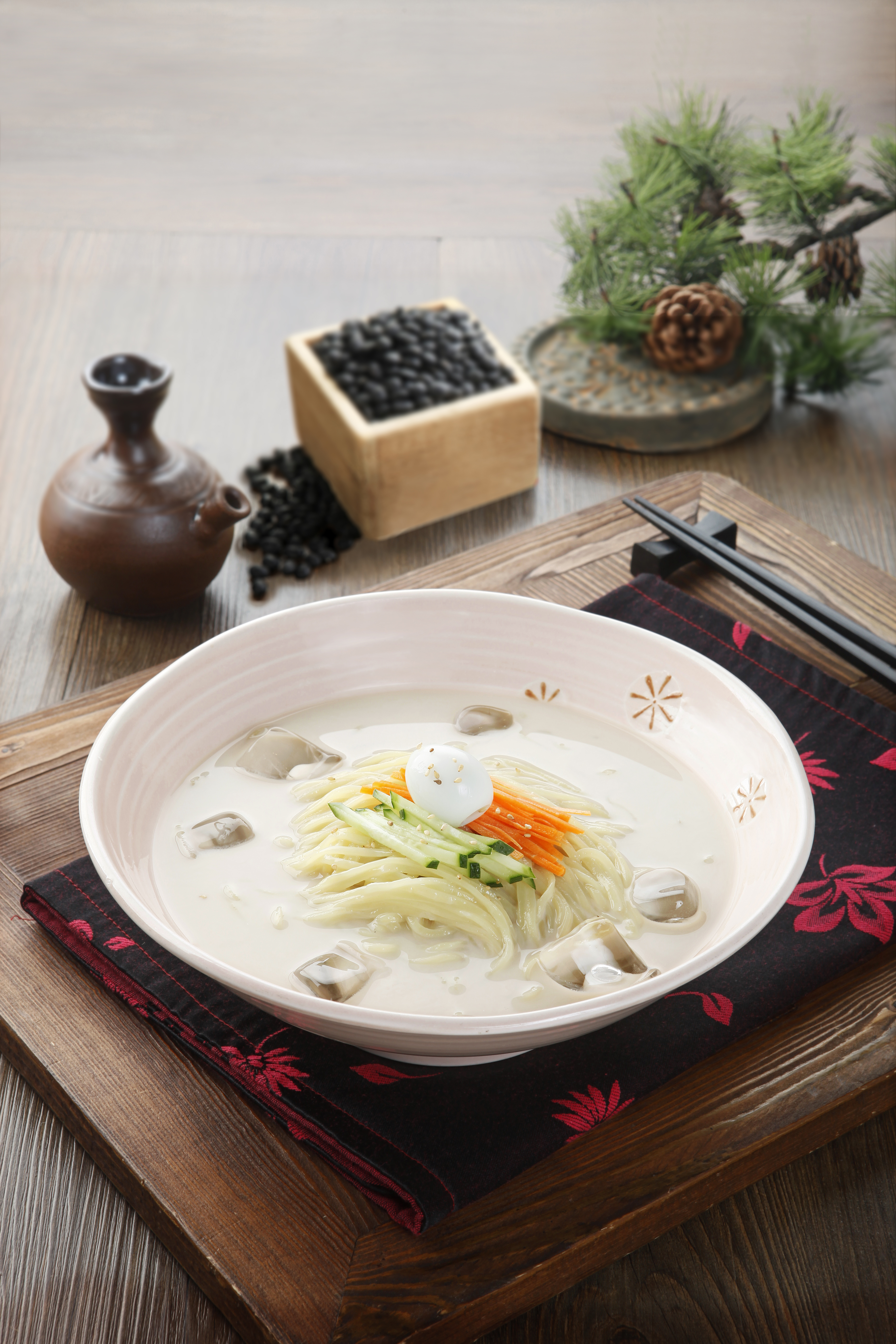 검은콩국수