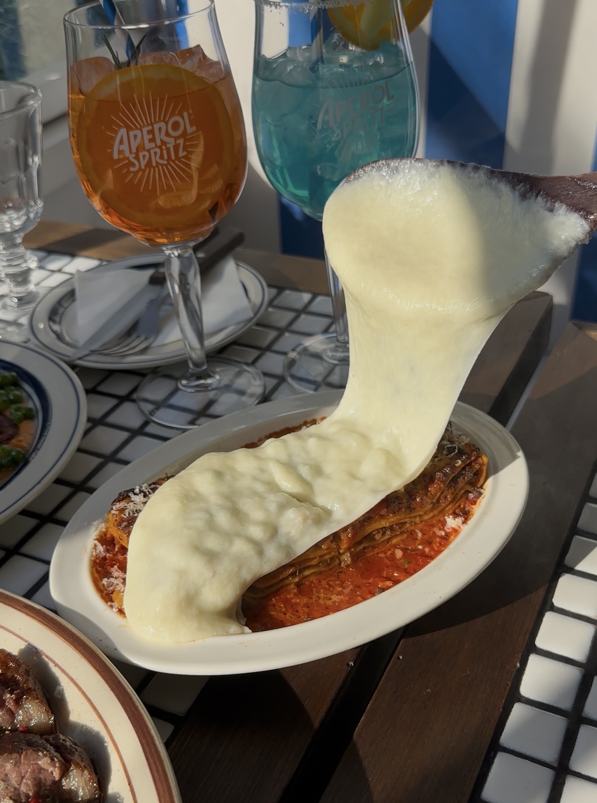 알리고 치즈 라자냐