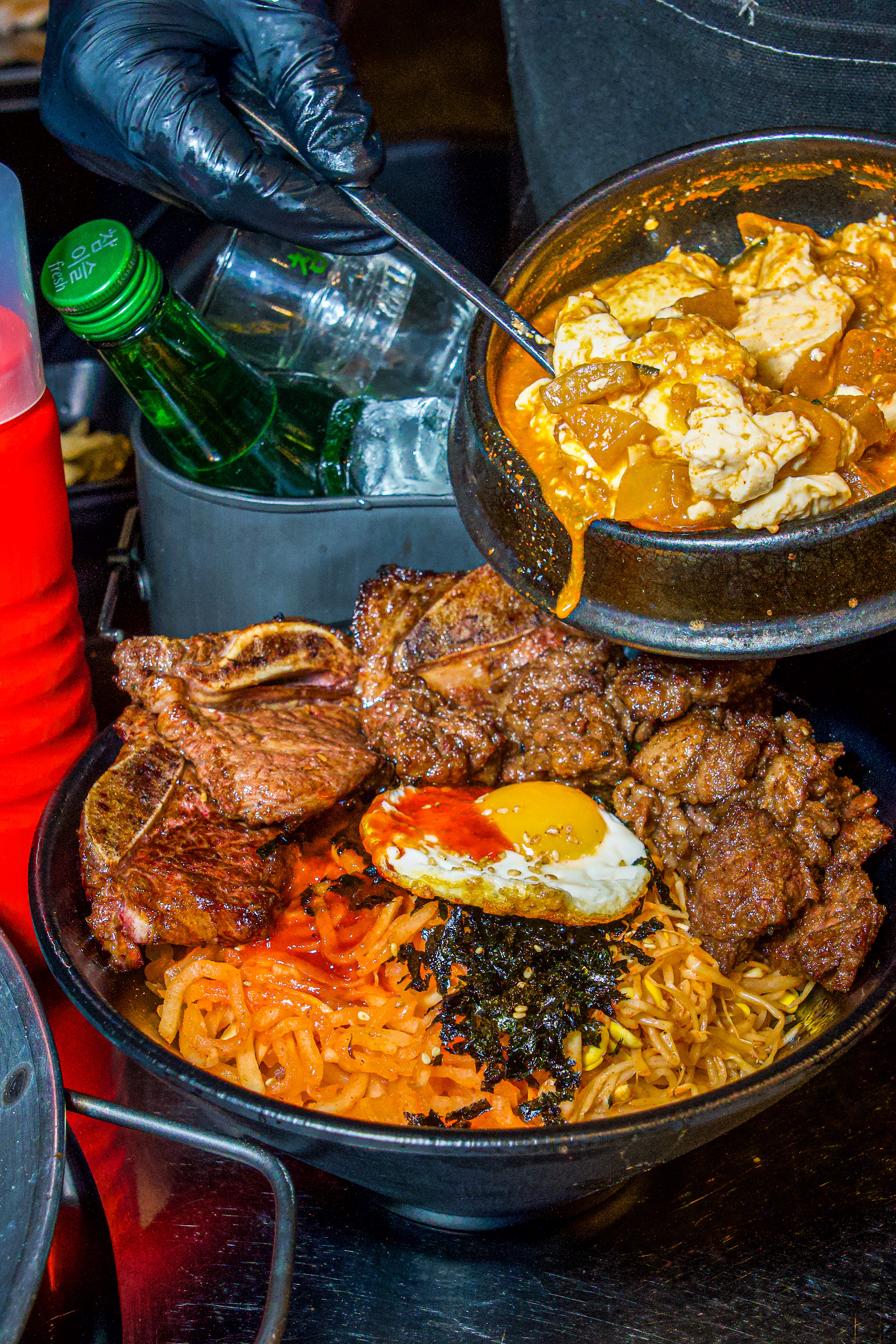 서비스 청국장 / 김치콩나물국