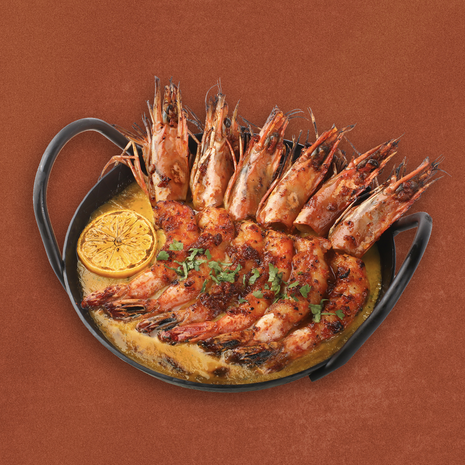 Tiger Shrimp with Butter Mole