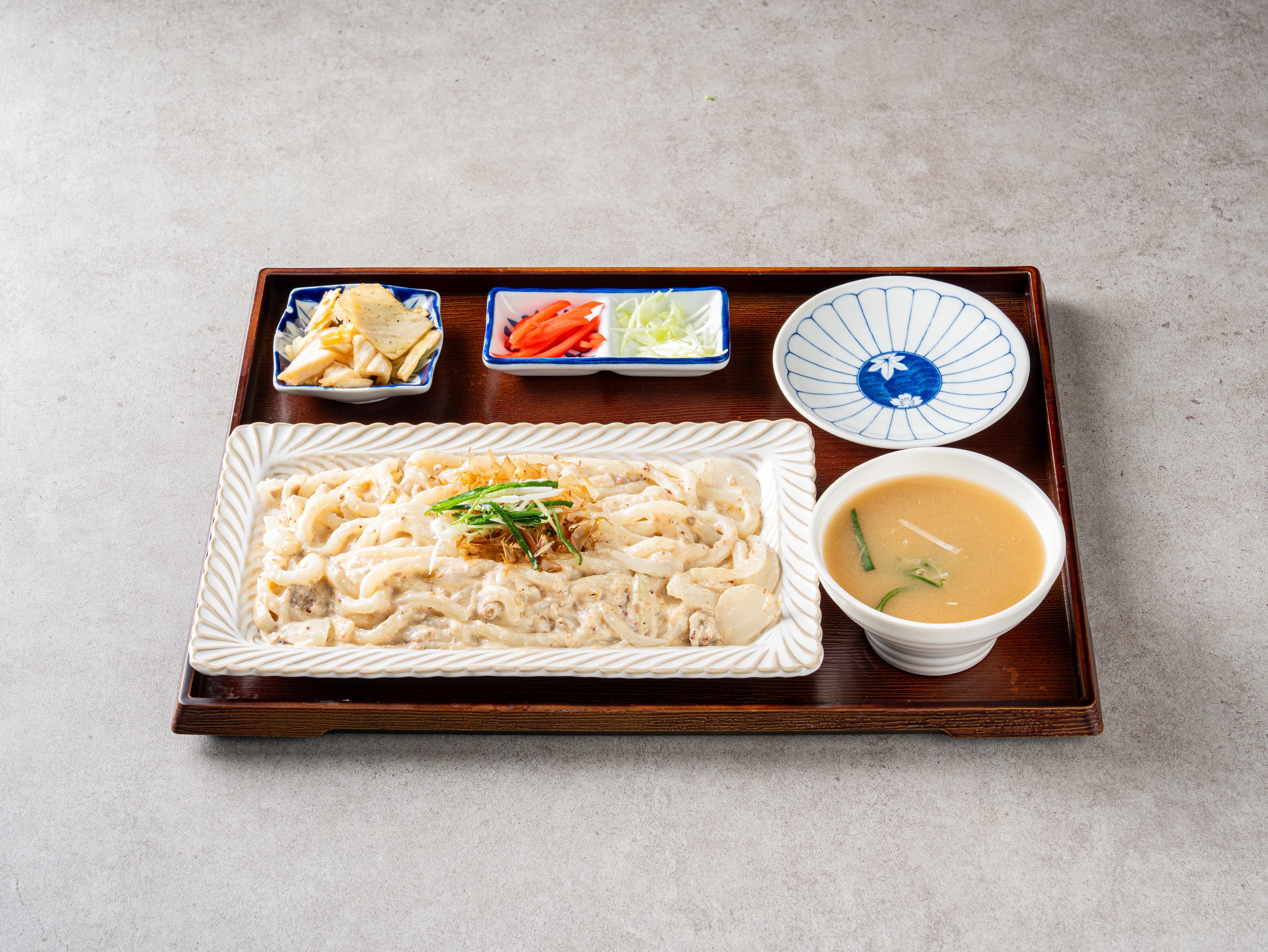 명란크림우동 (明太子クリームうどん)