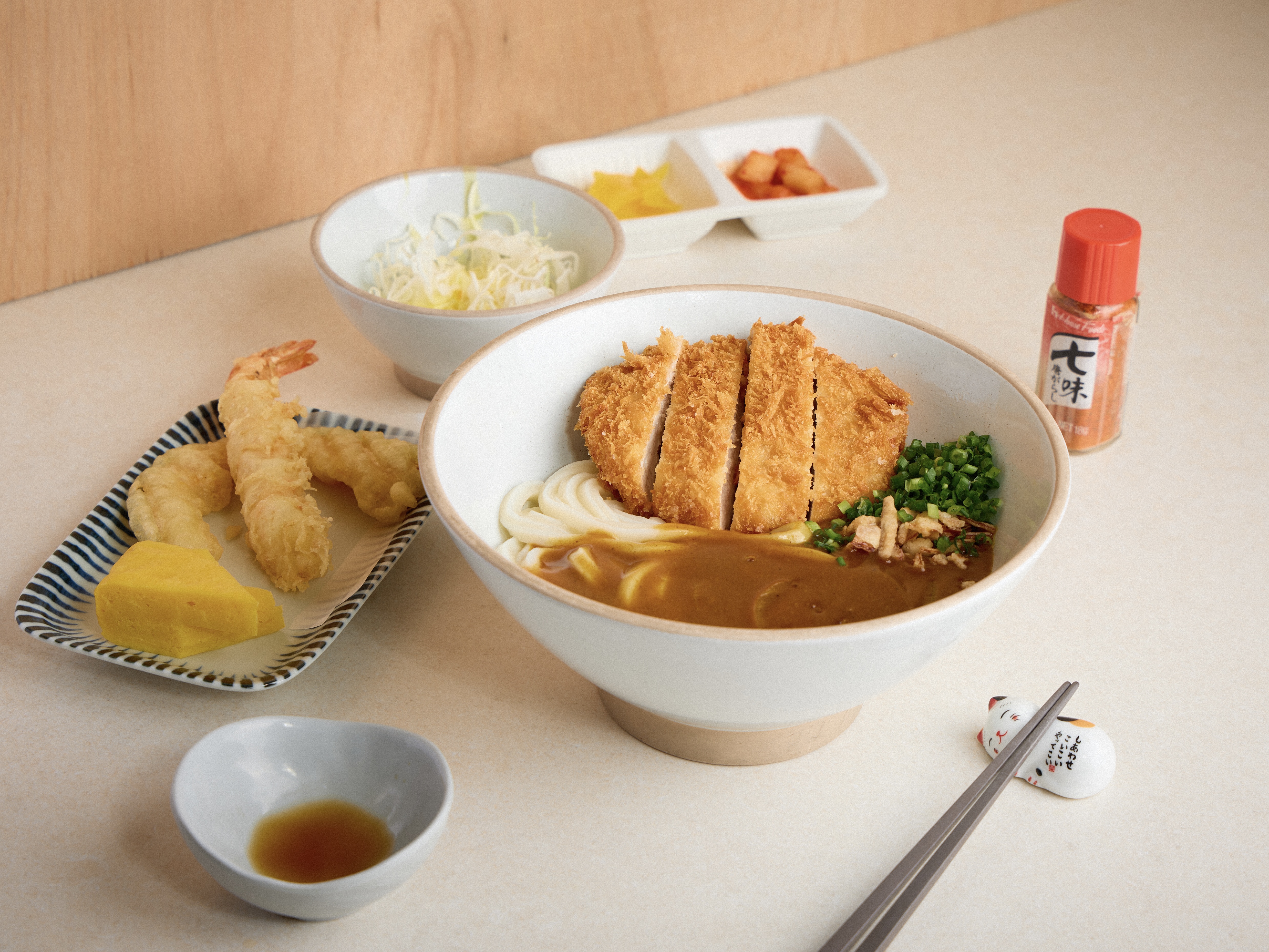 카츠카레우동 정식