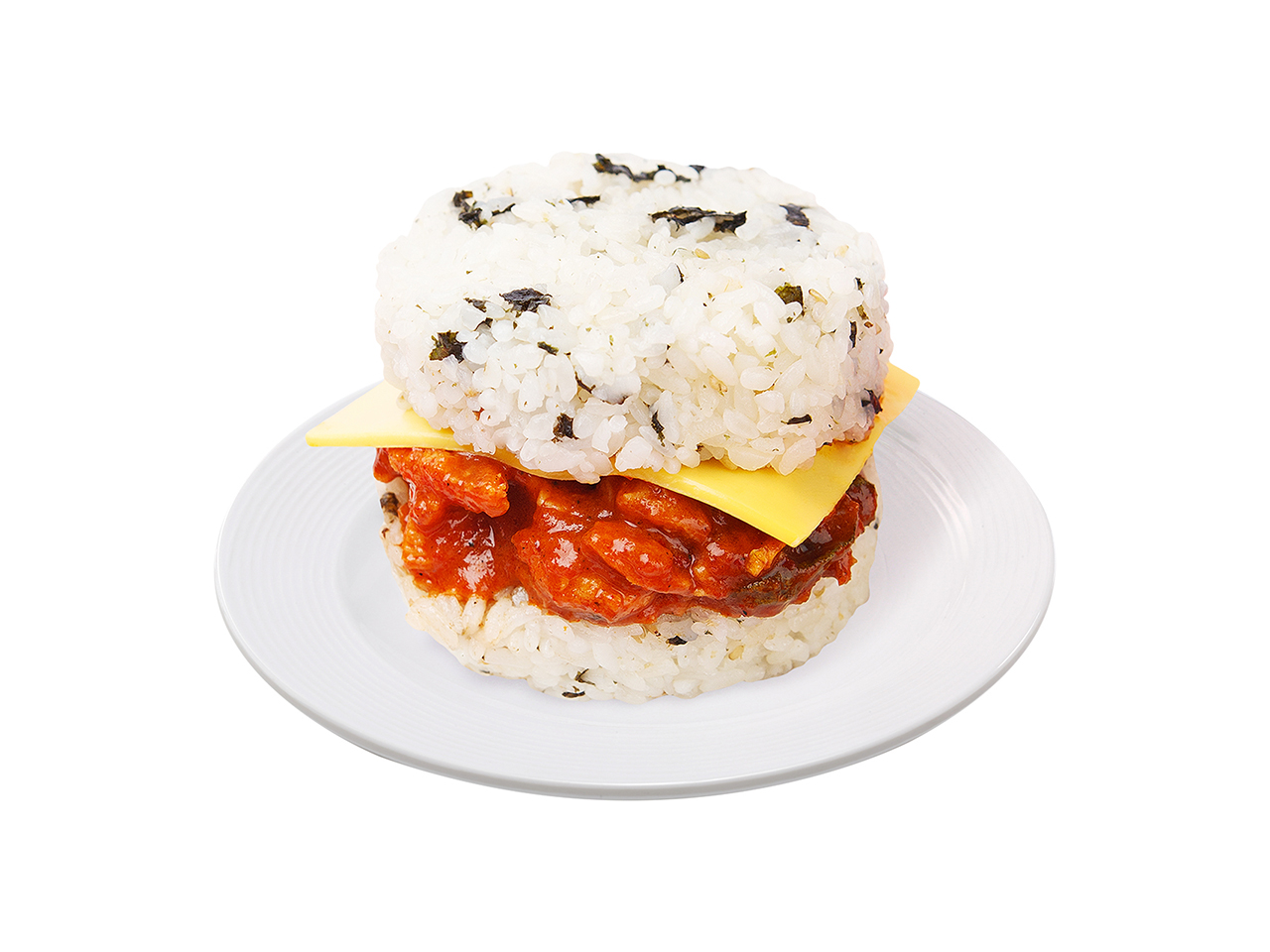 치즈닭갈비밥버거