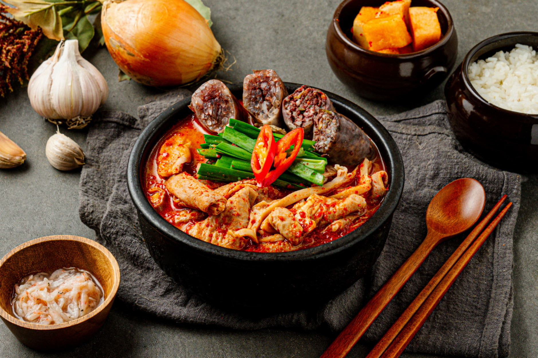 얼큰순대국
