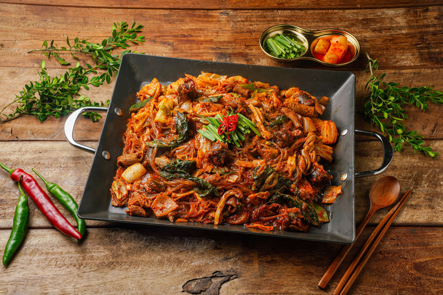 순대곱창볶음