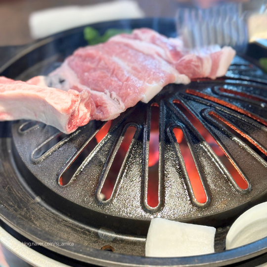 돼지생갈비타레