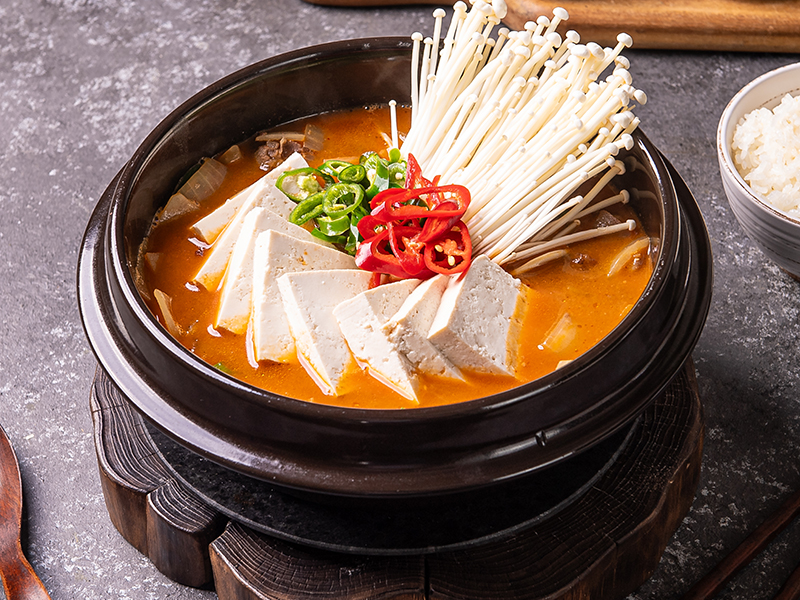 우삼겹된장찌개