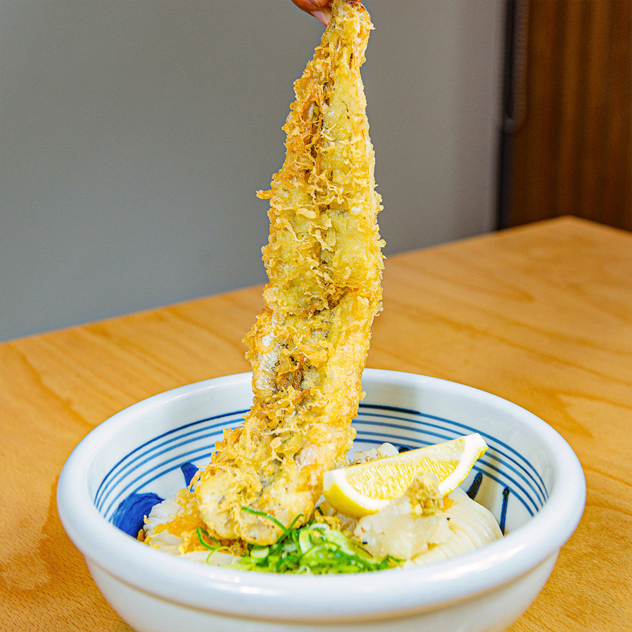 30cm 장어튀김 붓카케우동(냉)
