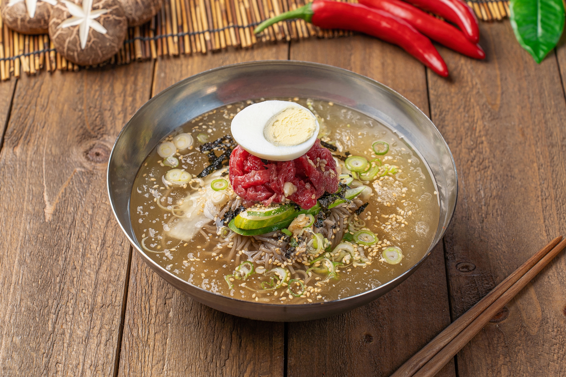 육회 냉면(물/비빔)