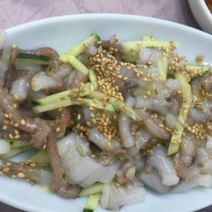 산낙지 ( 낙지 탕탕이 )