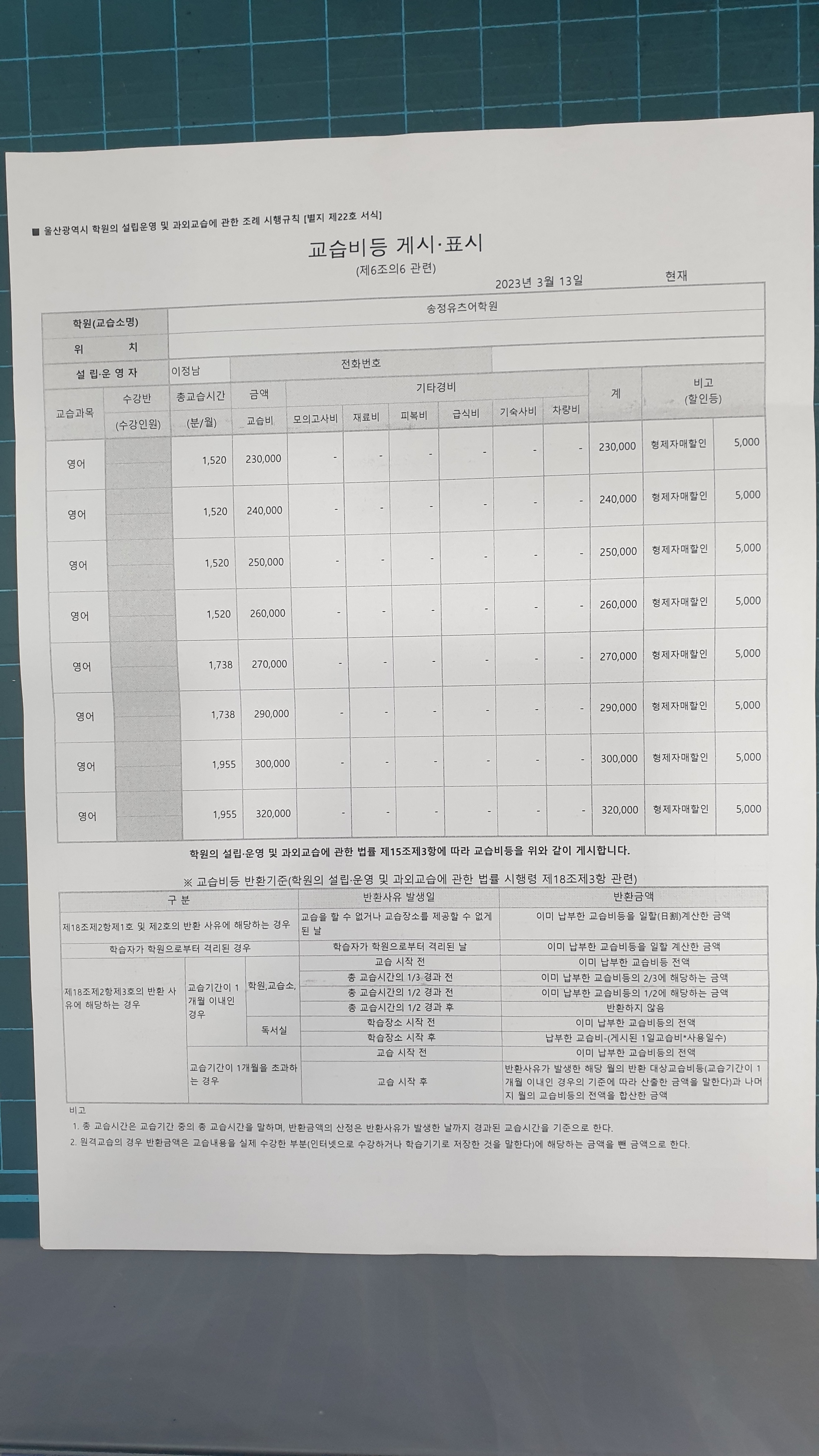 송정 유츠어학원 대표 이미지