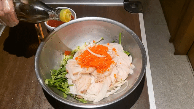 필살의 부산식 아삭 한치무침