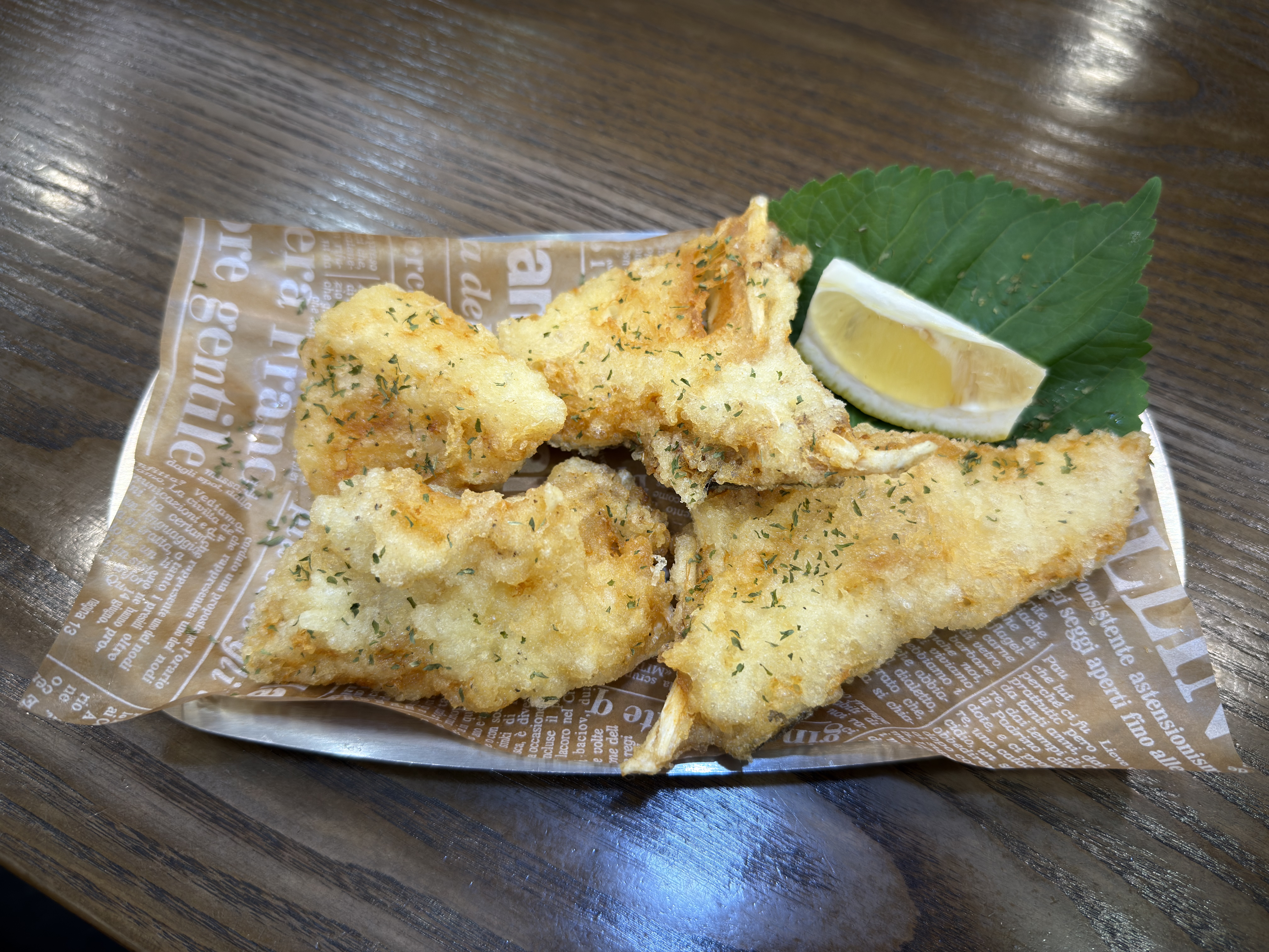 Fried cod