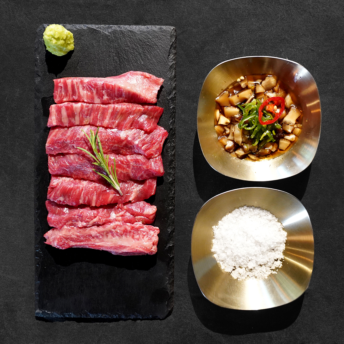 [숯향 가득]한우 갈비살 120g