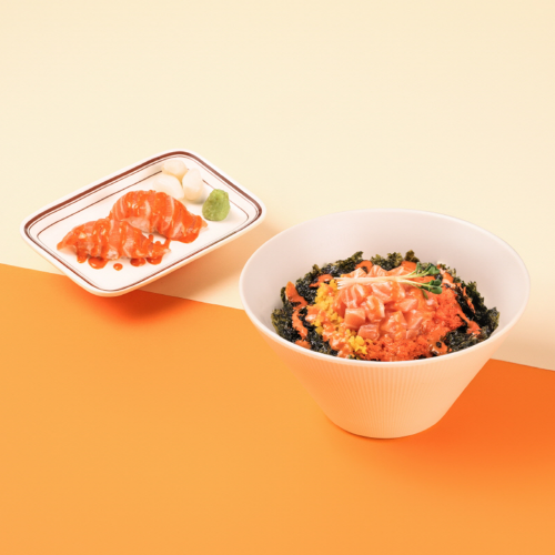 [점심특선] 불닭마요 연어덮밥세트