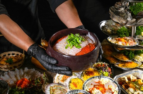 살얼음이불물회
