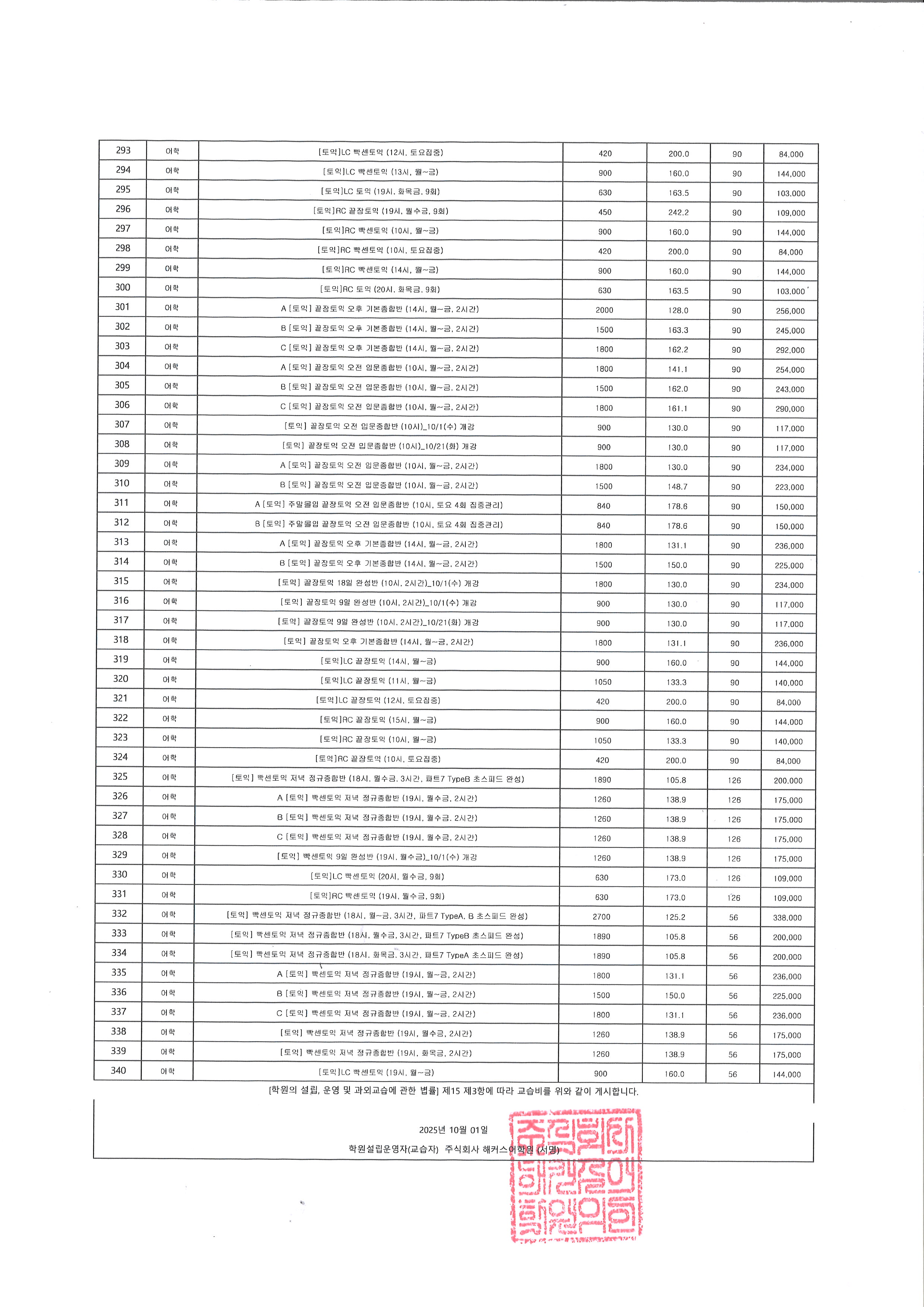 해커스어학원 종로캠퍼스 대표 이미지