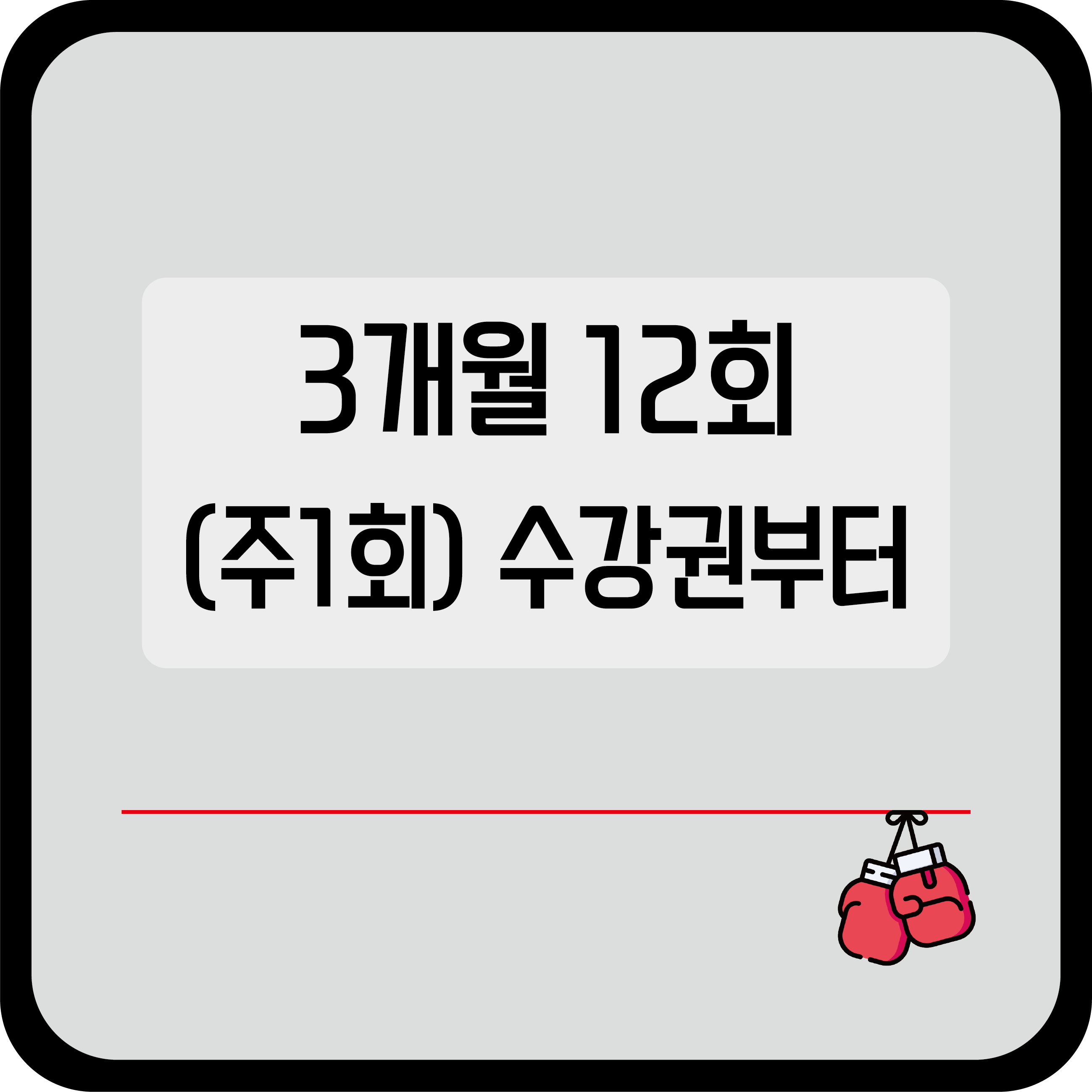경기도 용인시 수지구 복싱체육관 더에이치복싱짐 내부 모습 2