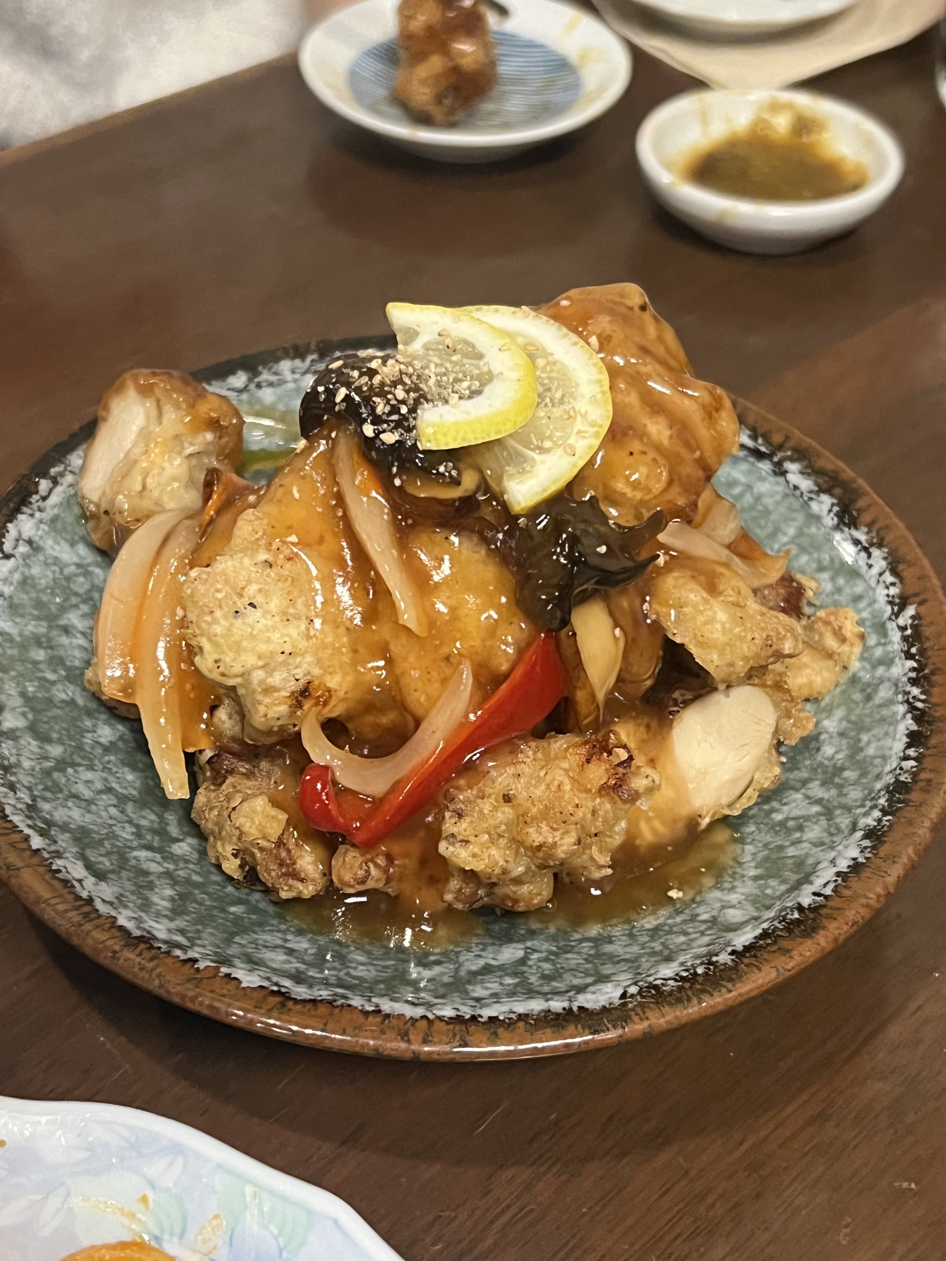 일본식 닭탕수육