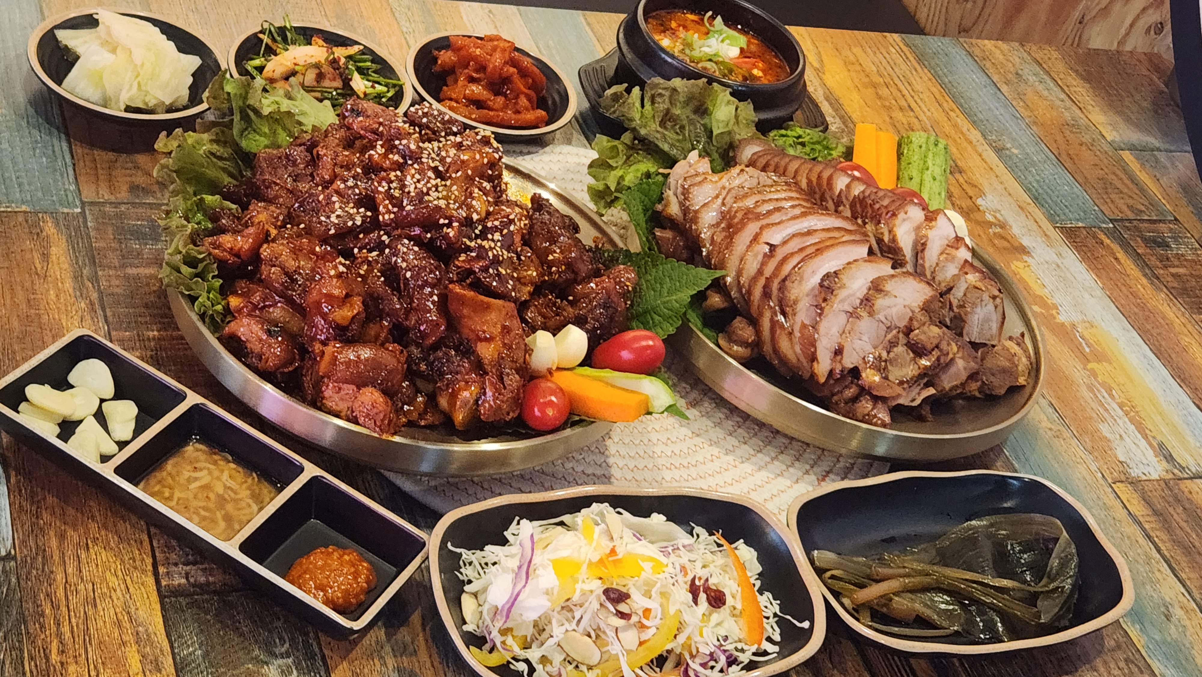 족발+매운족발세트(중)