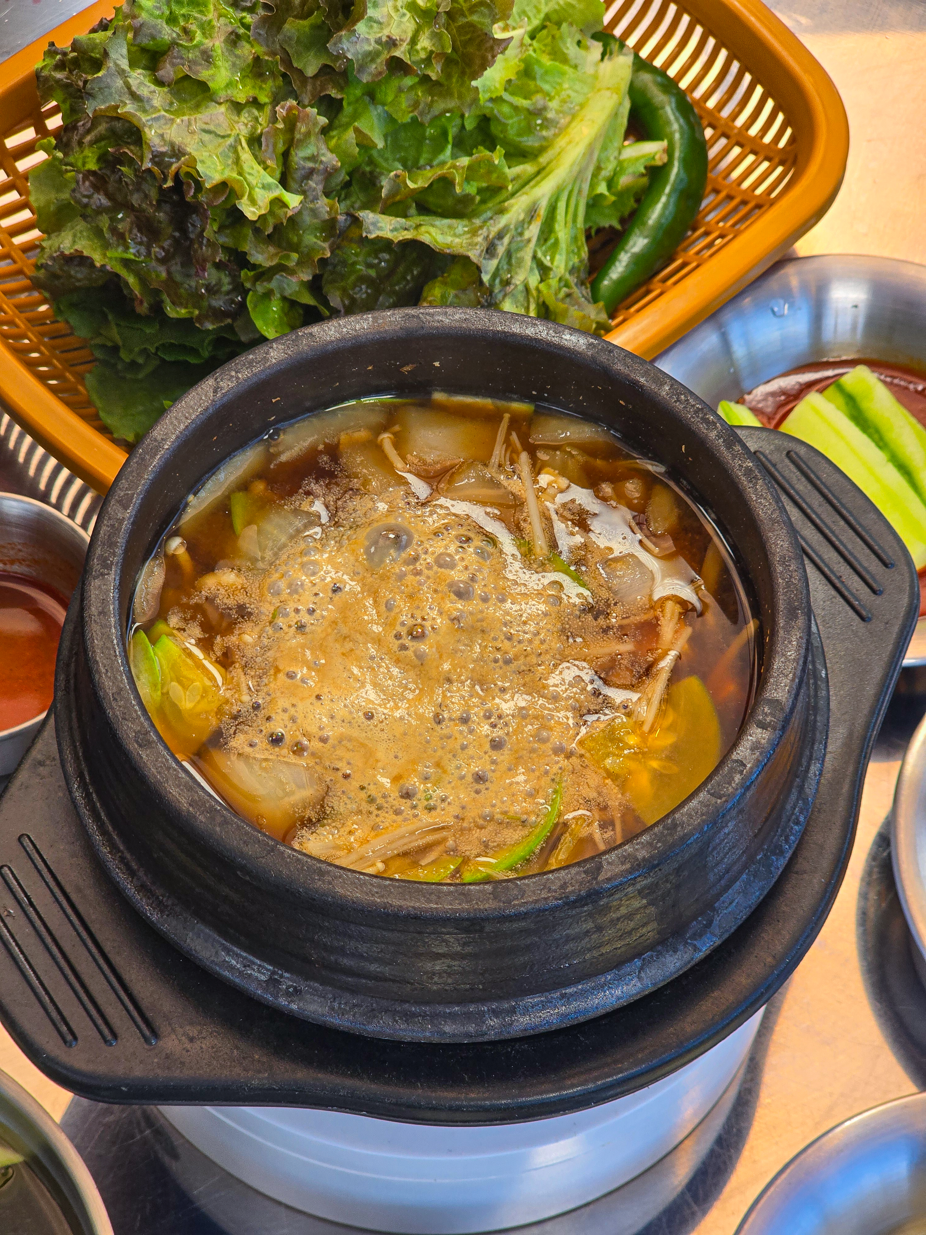 까막된장찌개